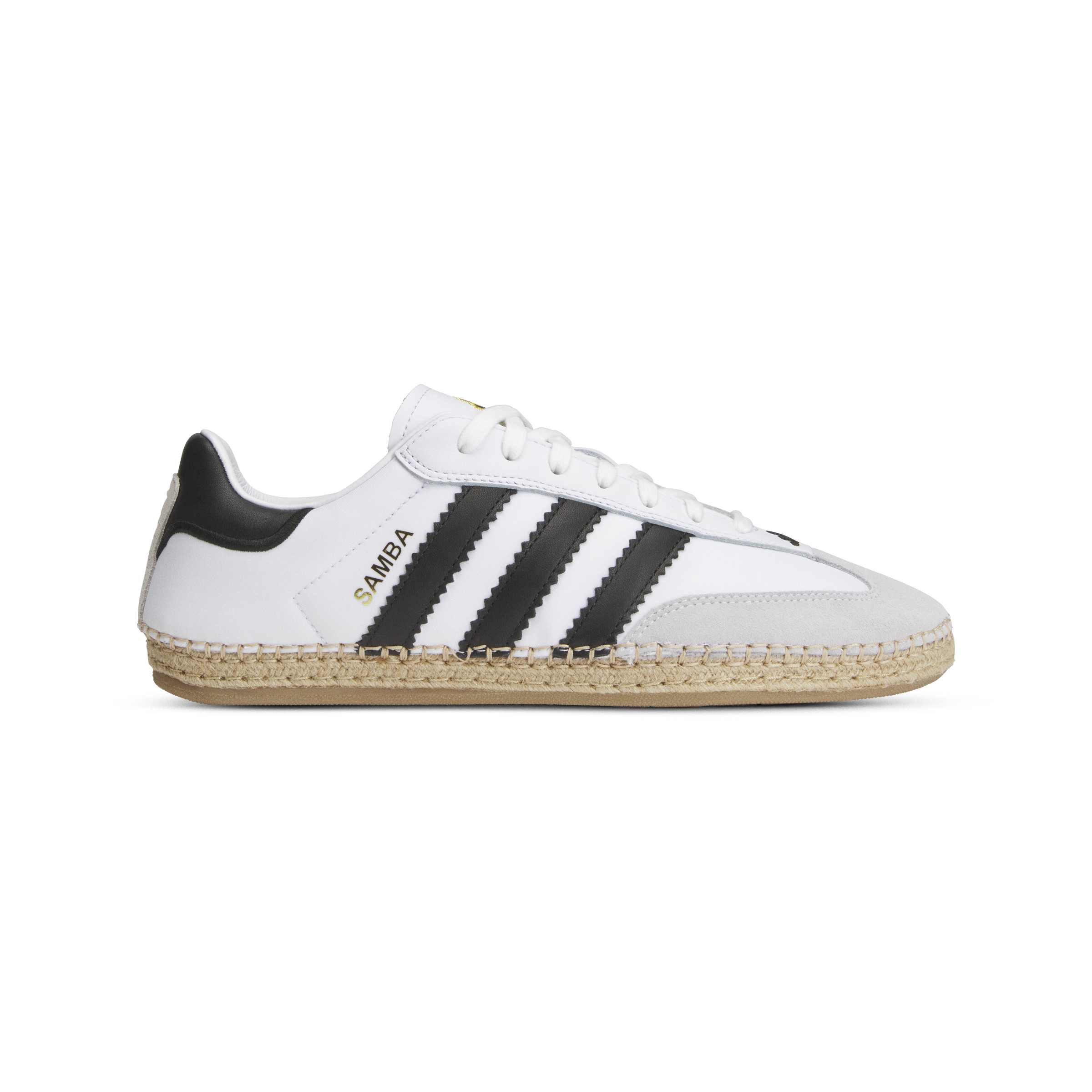 Adidas CLOT Samba Espadrille by EDC Unisex Shoes Color: Footwear White/Core Black/Footwear White Style: KJ0274 - Image 10