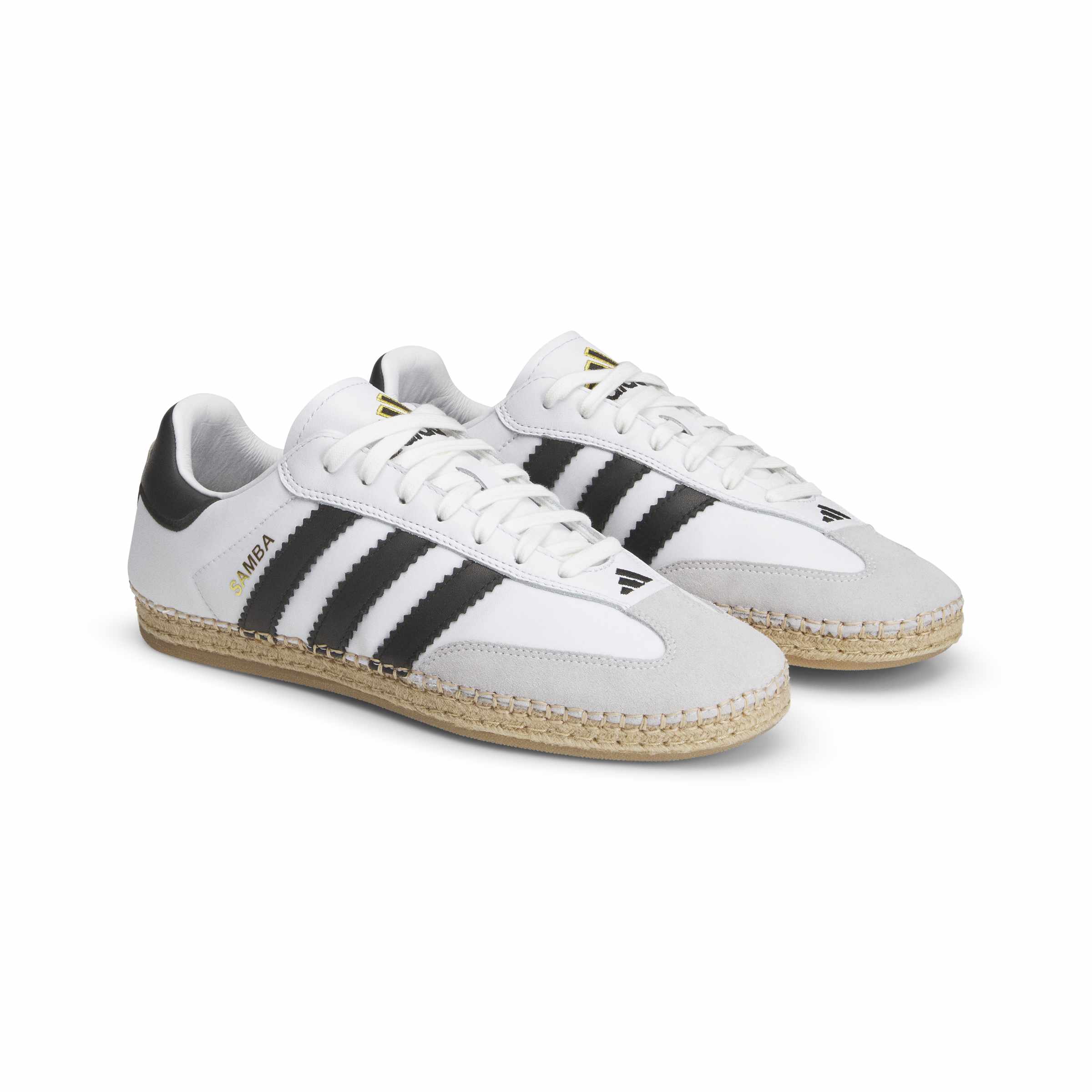 Adidas CLOT Samba Espadrille by EDC Unisex Shoes Color: Footwear White/Core Black/Footwear White Style: KJ0274 - Image 5