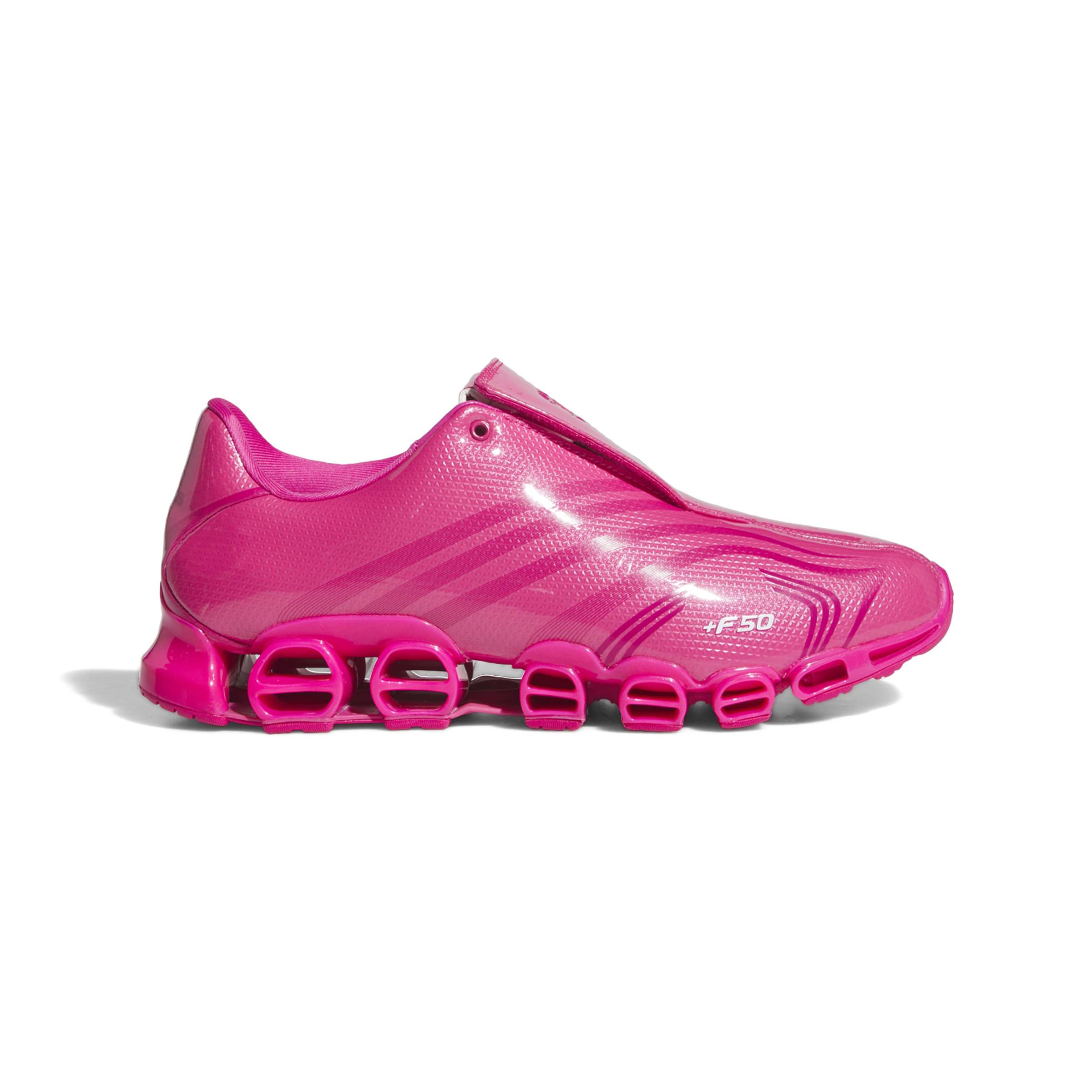 Adidas F50 Tunit Mega Consortium Mens Shoes Color: Real Magenta/Real Magenta/Silver Metallic Style: KJ1554 - Image 2