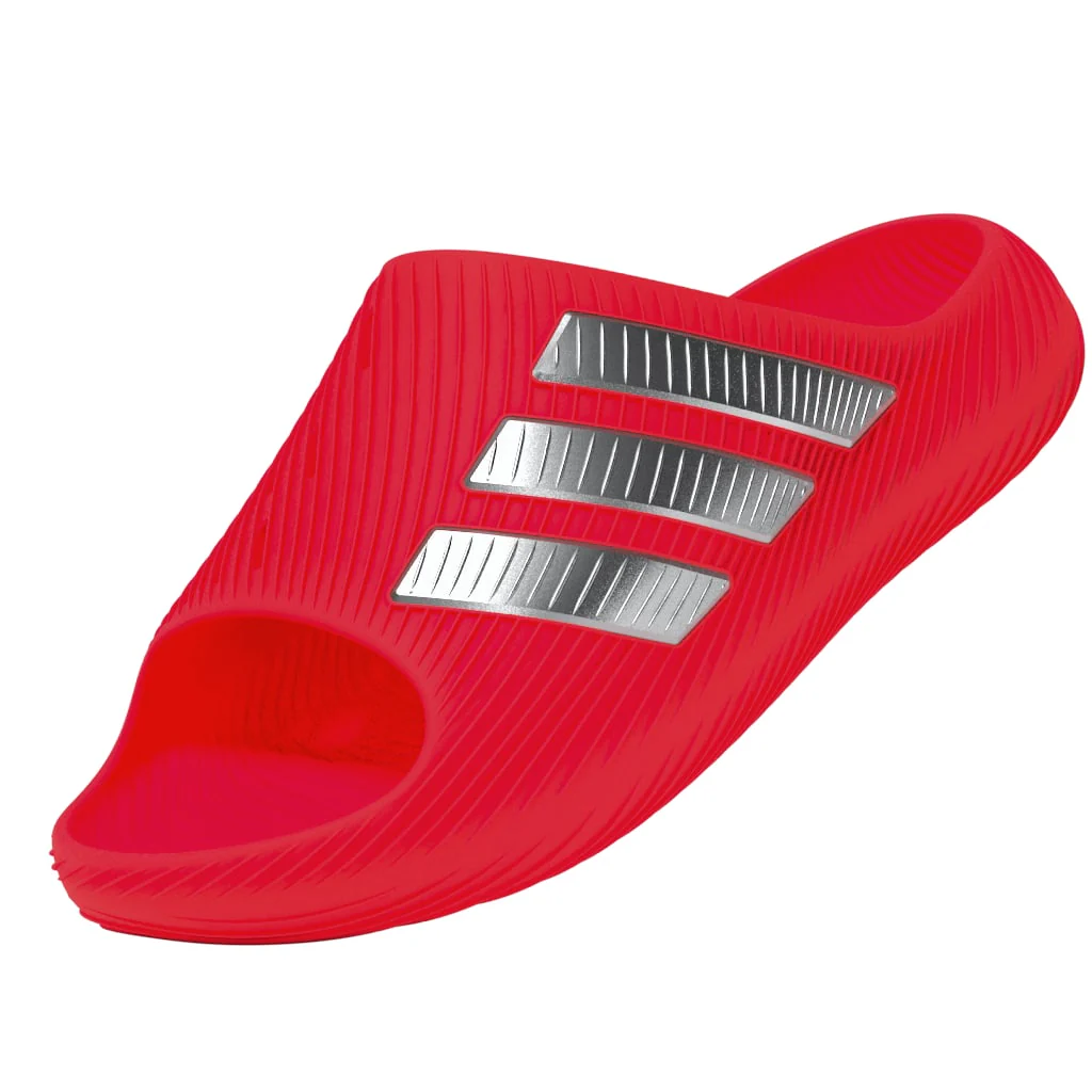 Adidas PURECHILL SLIDE LUCRED/MSILVE/MSILVE Style: KI0058 - Image 5
