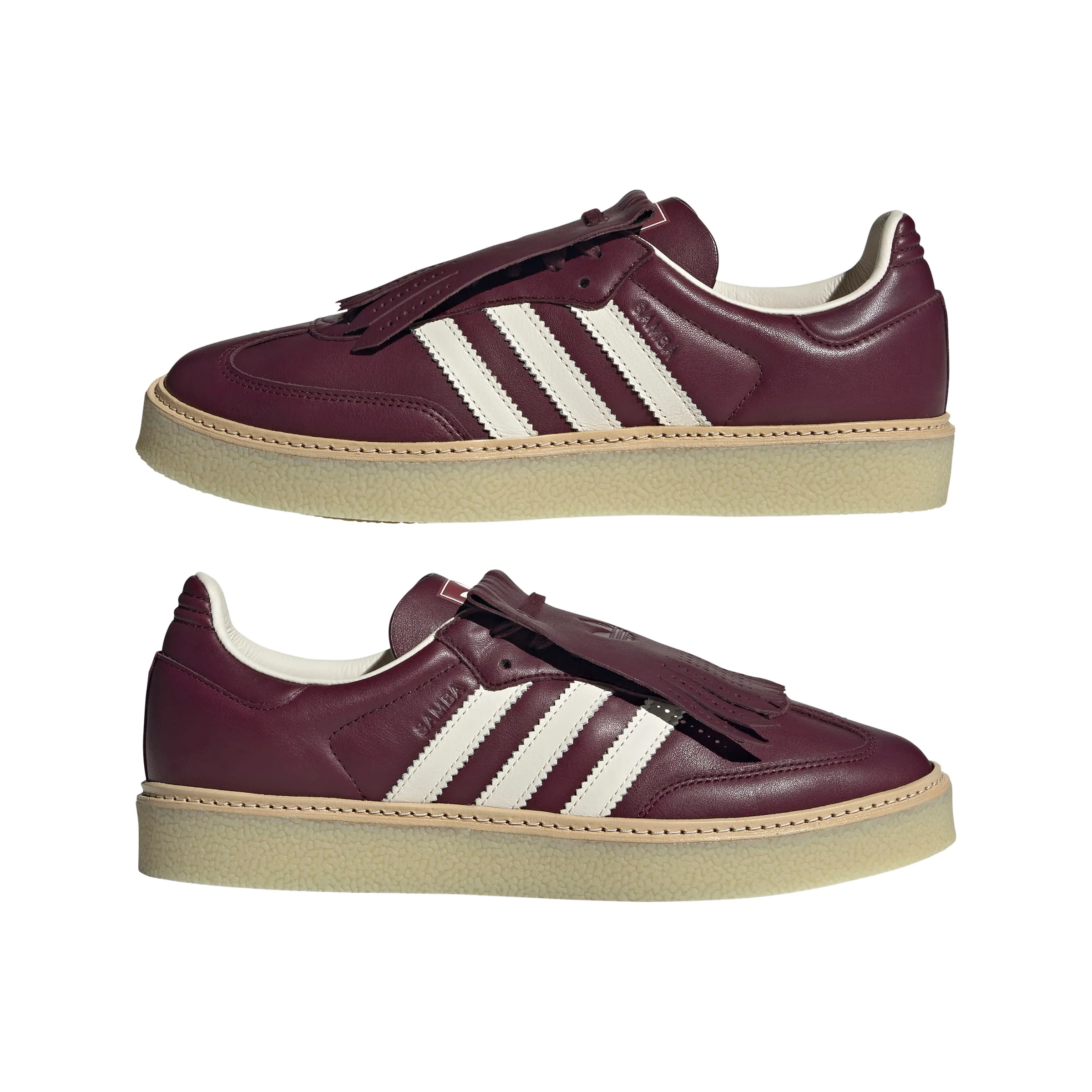 ADIDAS SAMBA LUX MAROON/OWHITE/NOBMAR JR0903 - Image 10