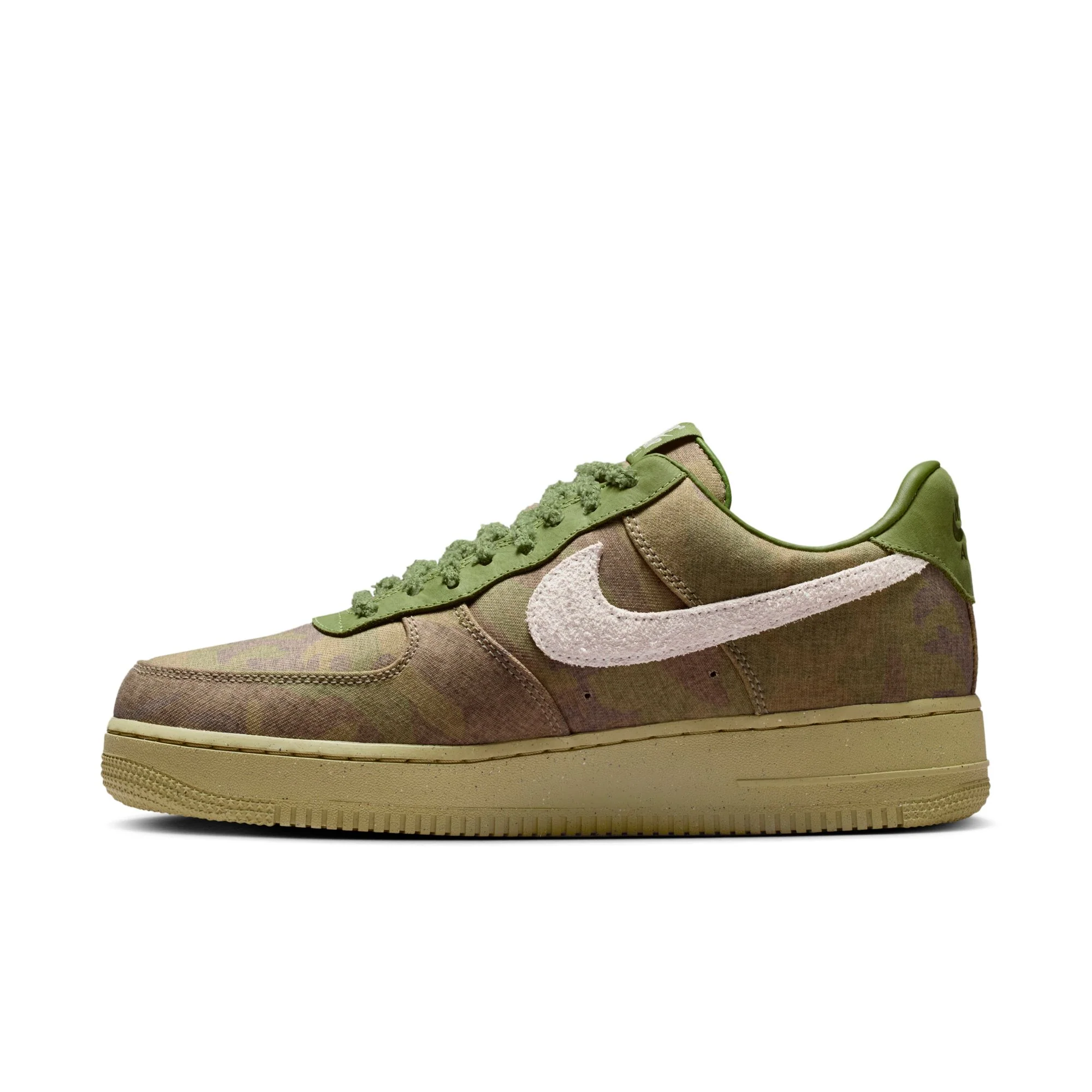 Air Force 1 Low Men's Shoes Color: Asparagus/wheat Grass-aluminum-phantom Style: IO5011-300 - Image 10