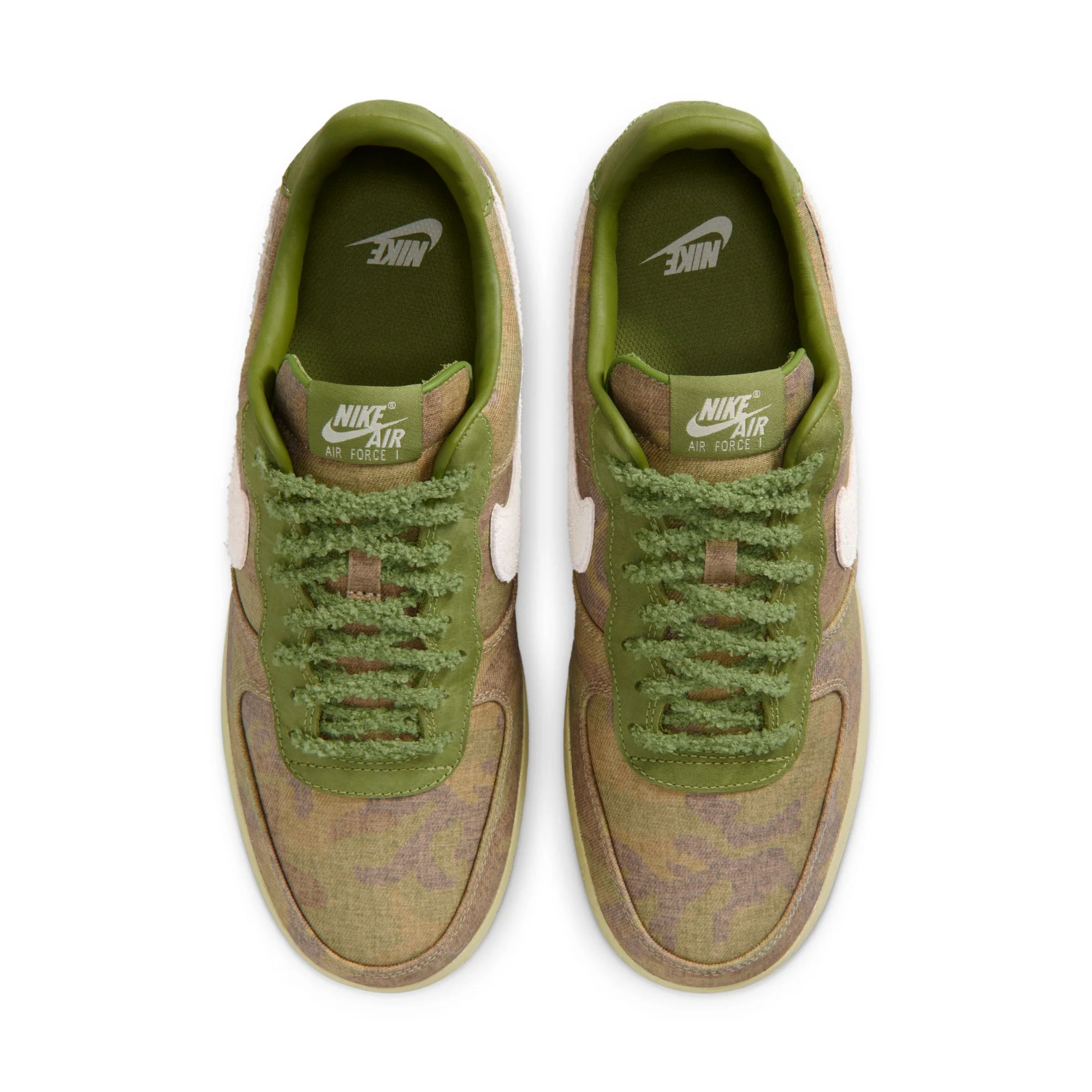 Air Force 1 Low Men's Shoes Color: Asparagus/wheat Grass-aluminum-phantom Style: IO5011-300 - Image 8