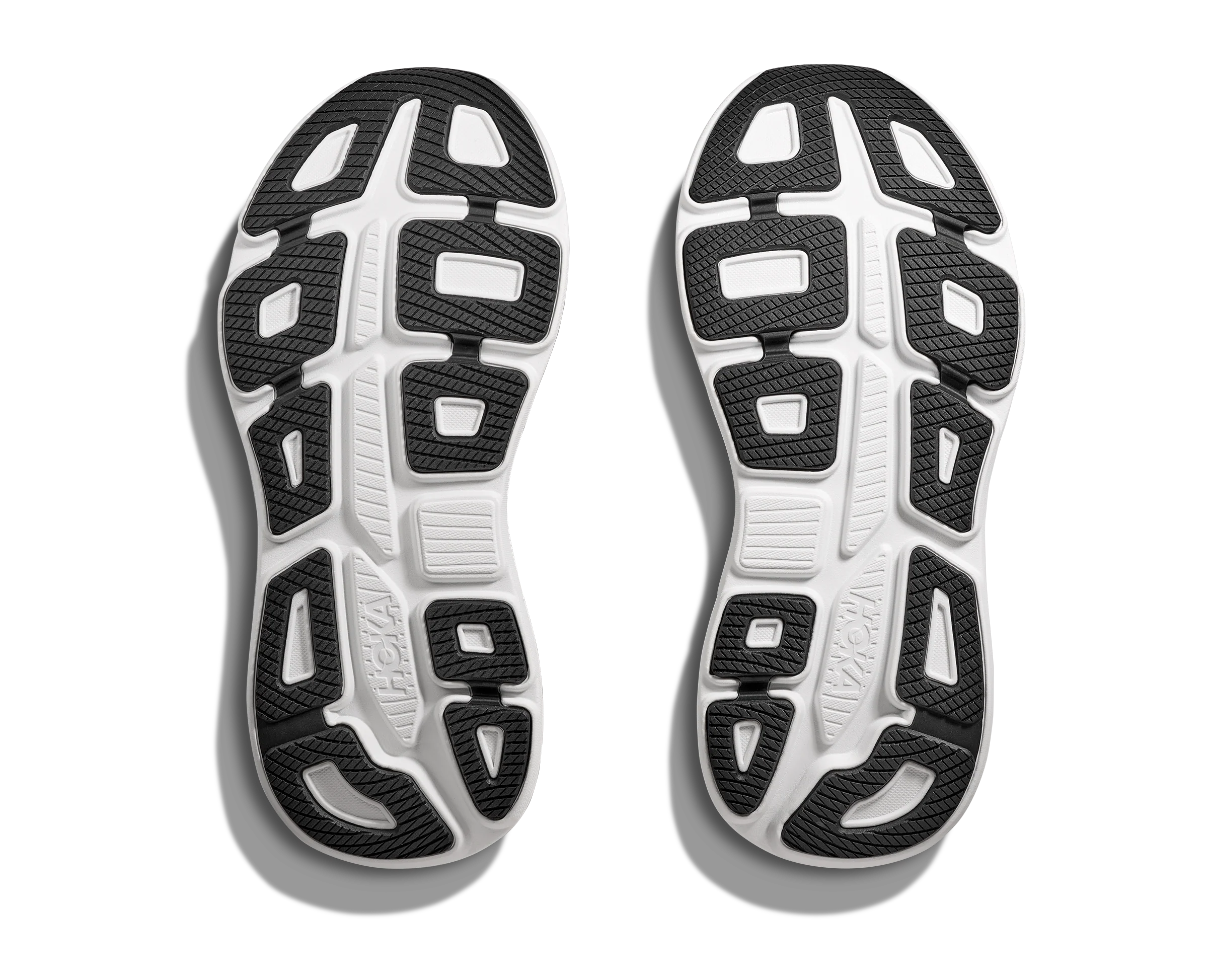 Hoka Bondi 9 Mens Shoes Color: Black/White Style: 1162011-BWHT - Image 6
