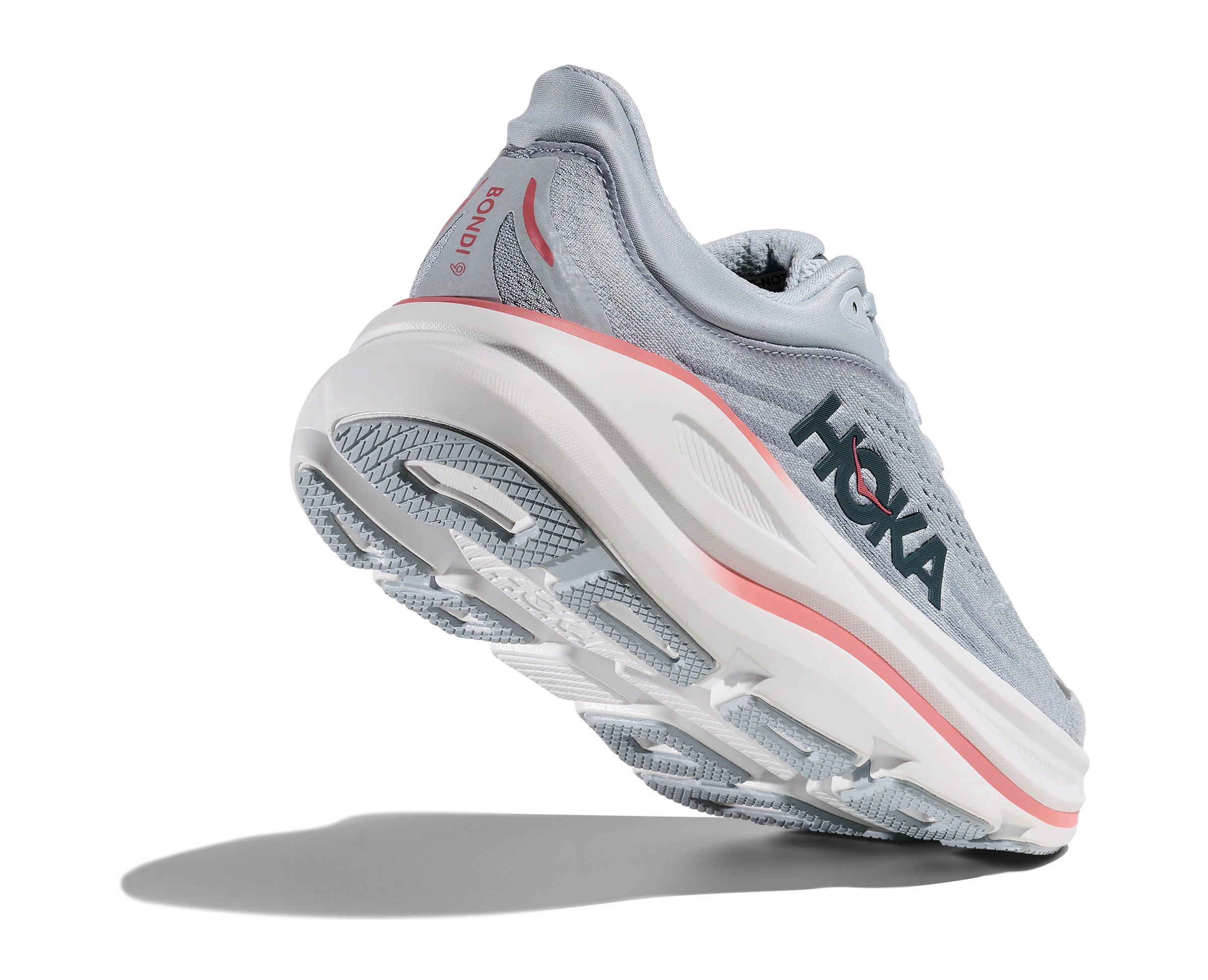 Hoka Bondi 9 Womens Shoes Color: Mineral Blue/Washed Blue Style: 1162012-MBLW - Image 5