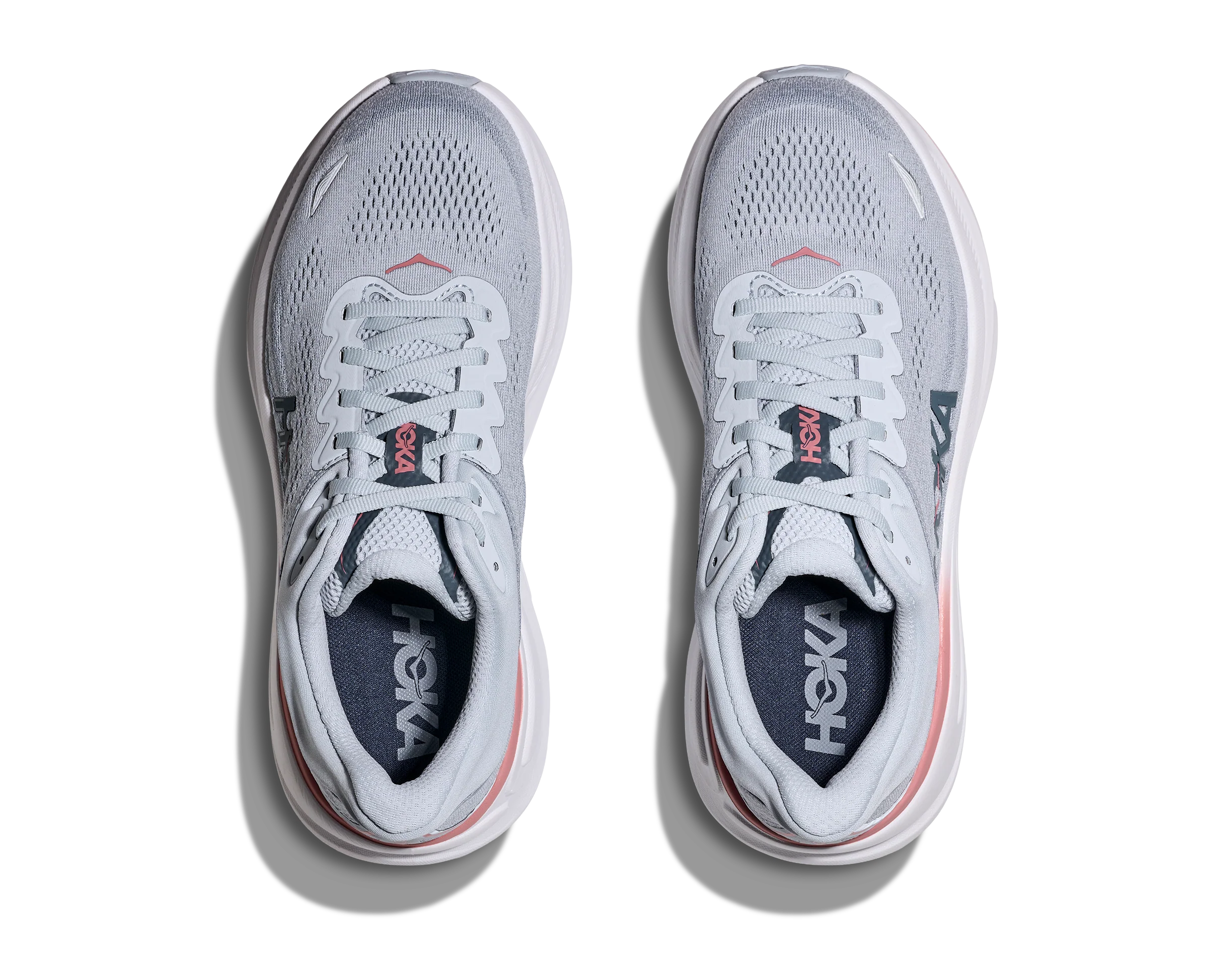 Hoka Bondi 9 Womens Shoes Color: Mineral Blue/Washed Blue Style: 1162012-MBLW - Image 9