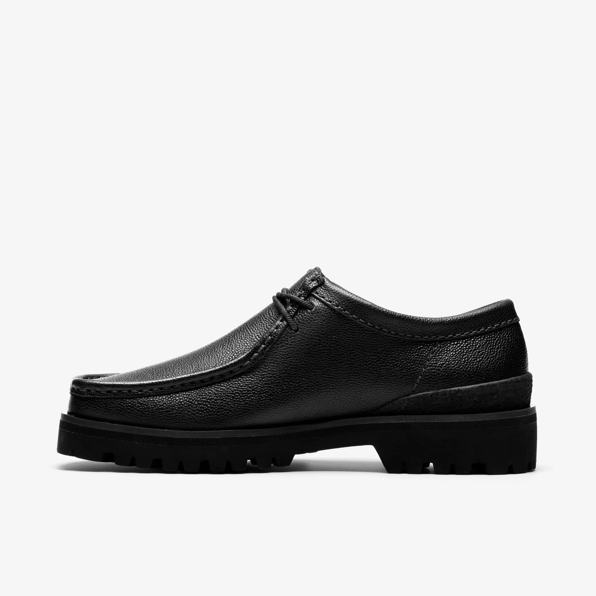 CLARKS Walla Yukoner Black Scotch Grain 26183313 - Image 5