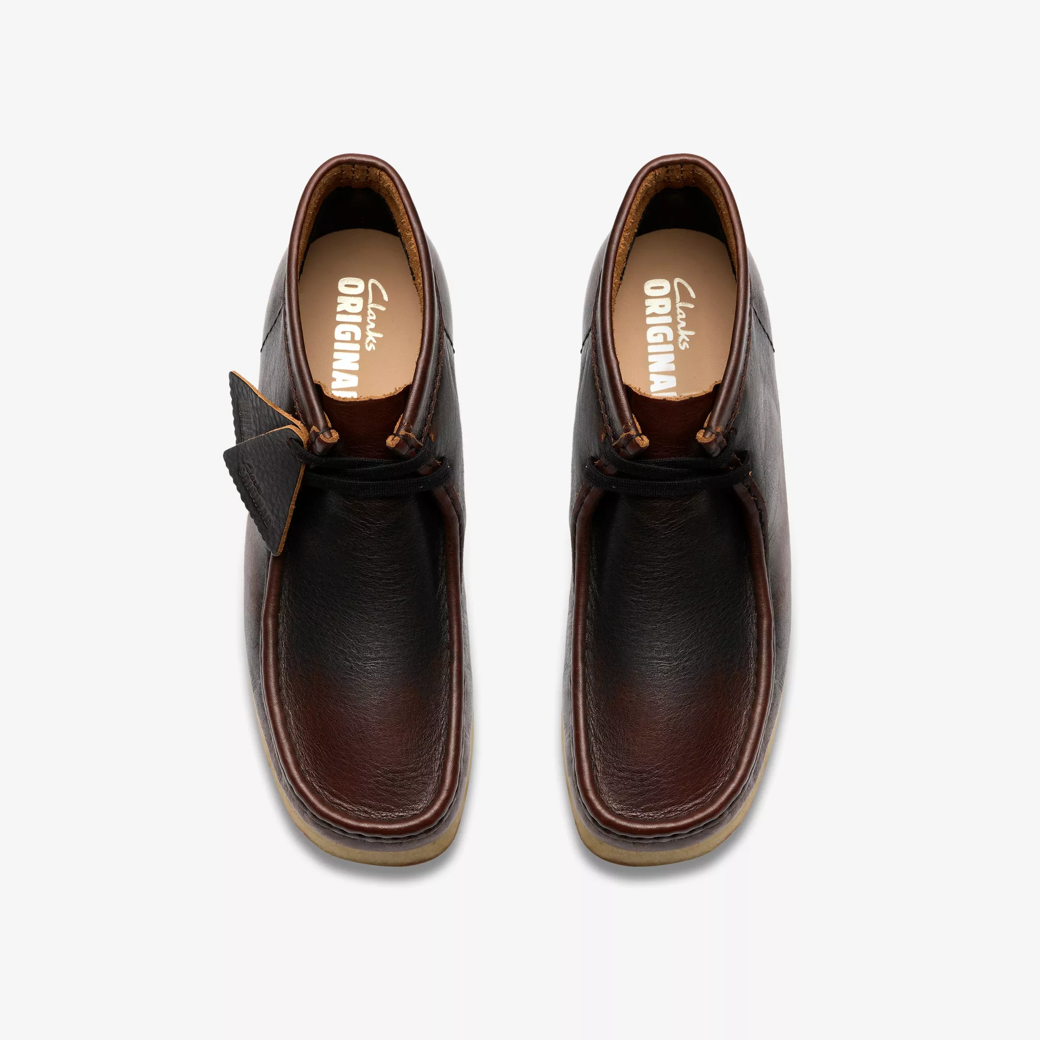 CLARK Wallabee Dark Tan Combination 26182763 - Image 4