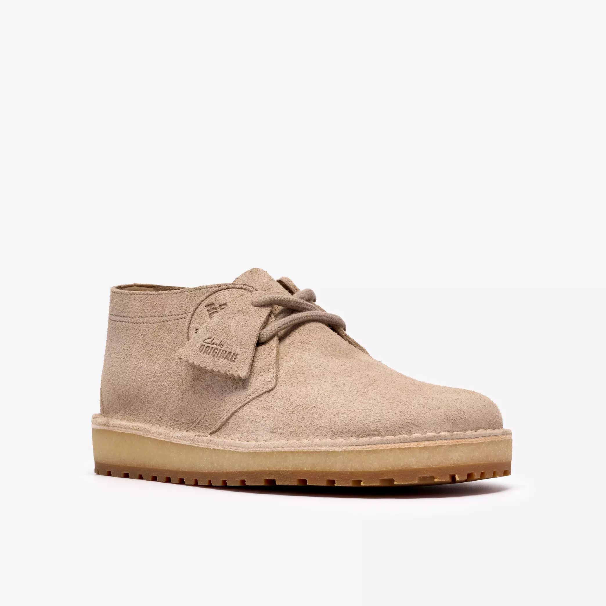 Clarks Desert Hunter Mens Shoes Color: Sand Suede Style: 26185680 - Image 7
