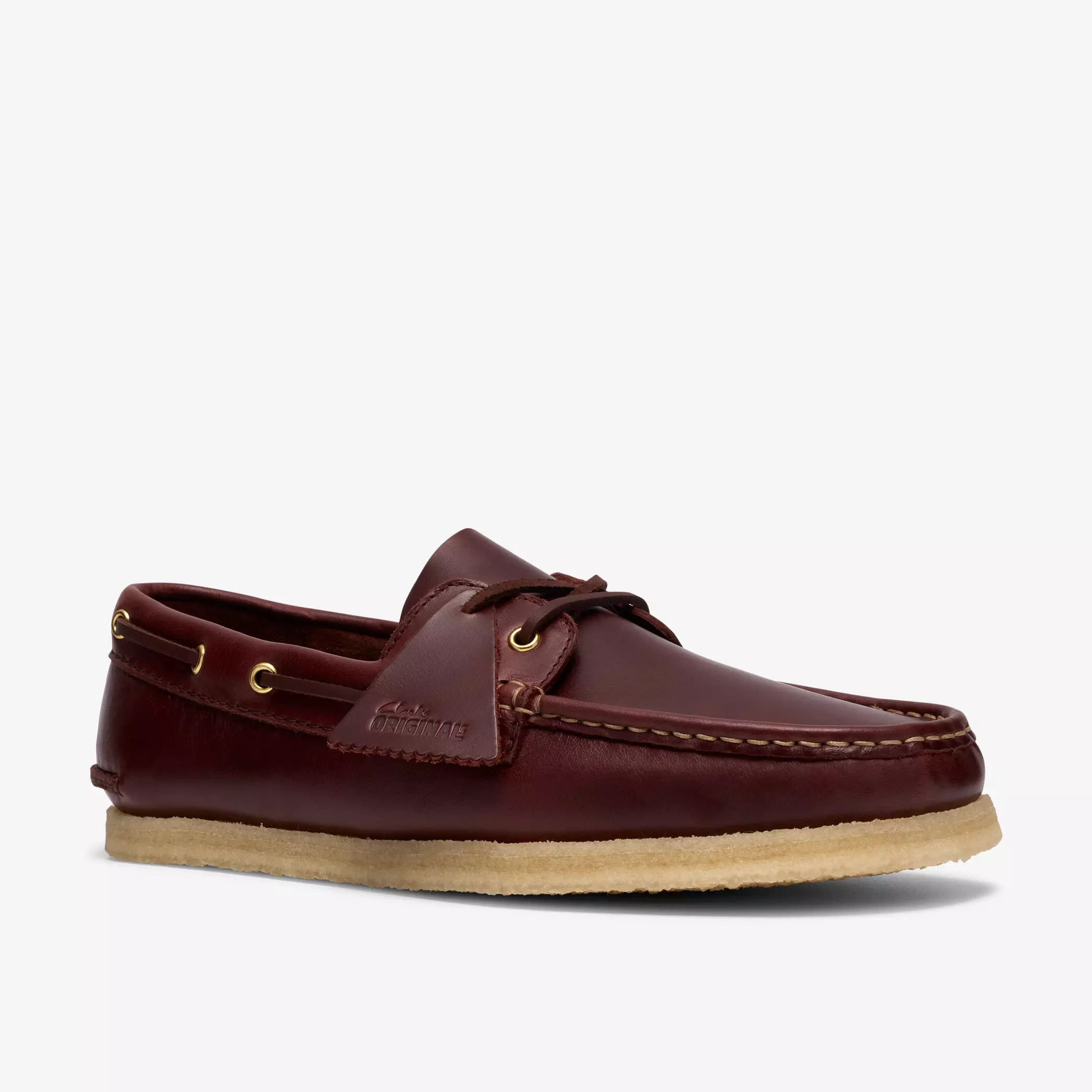 Clarks Godney Boat Mens Shoes Color: British Tan Leather Style: 26185687 - Image 6