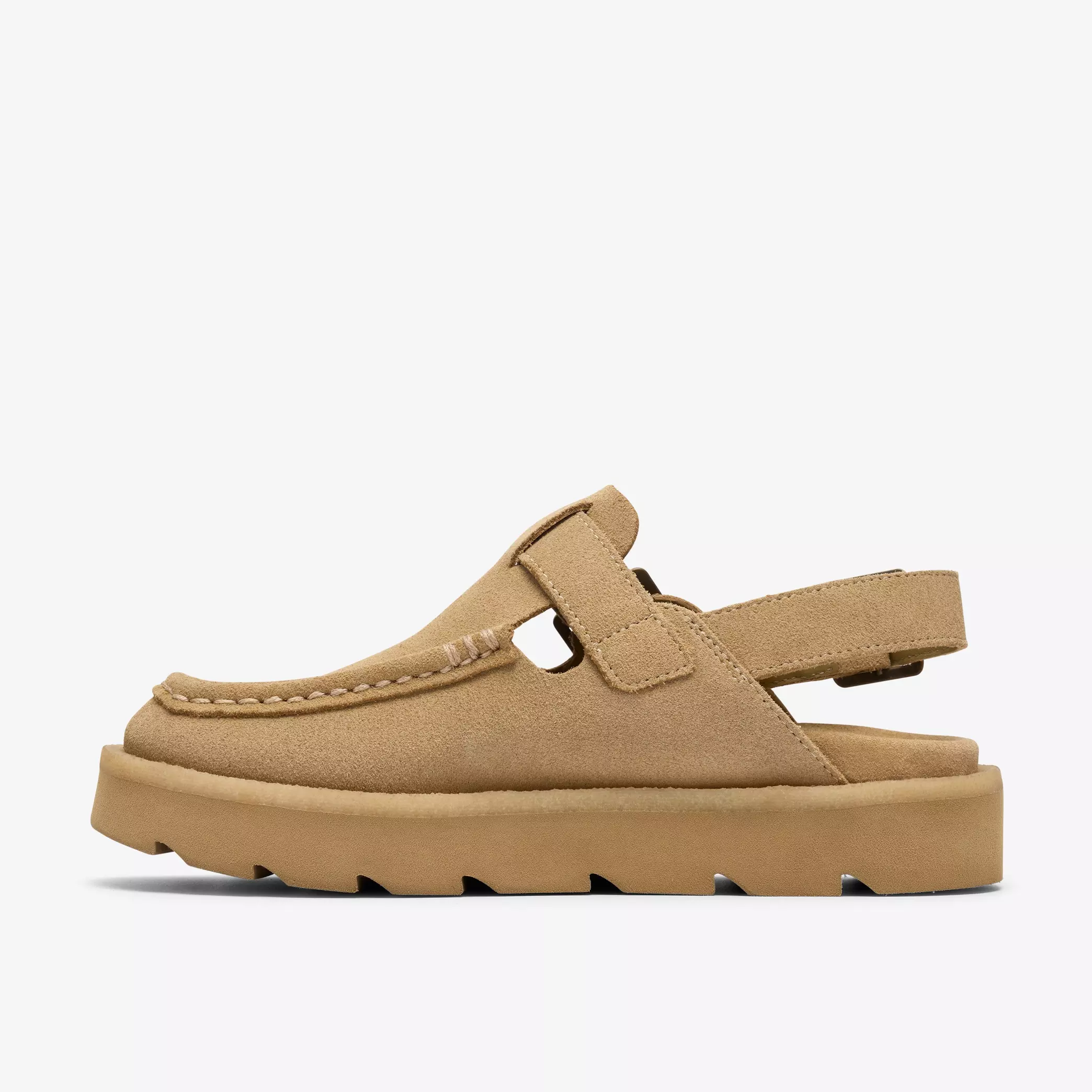 Clarks Meare Easy Mens Shoes Color: Maple Suede Style: 26185710 - Image 4
