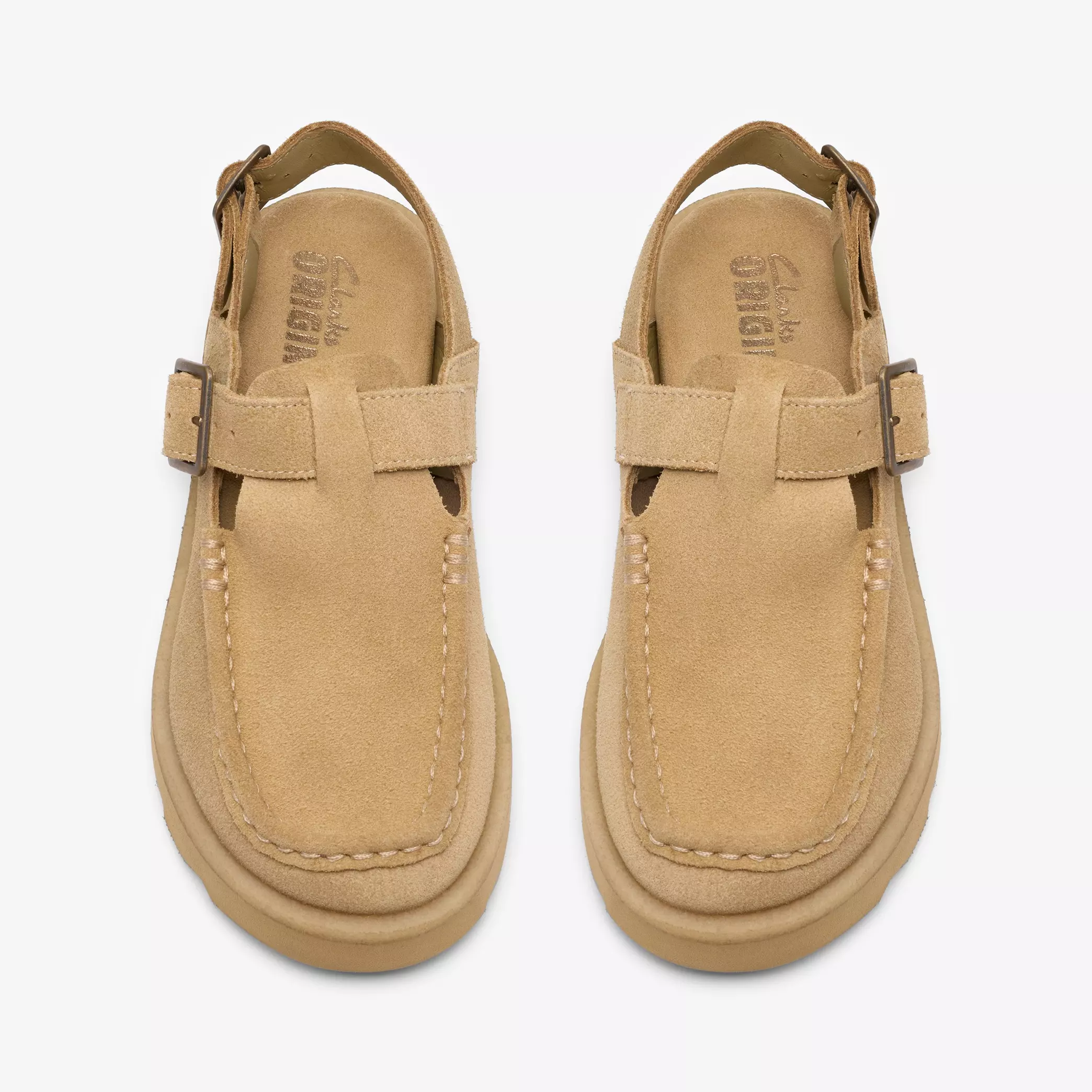 Clarks Meare Easy Mens Shoes Color: Maple Suede Style: 26185710 - Image 5