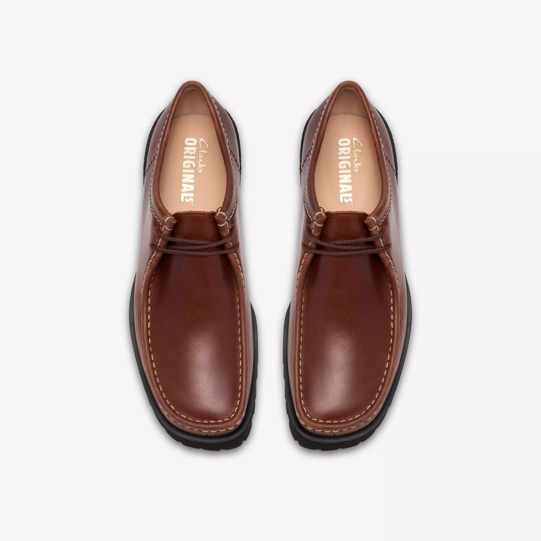 Clarks Walla Yukoner Mens Shoes Color: Brown Leather Style: 26186473 - Image 5
