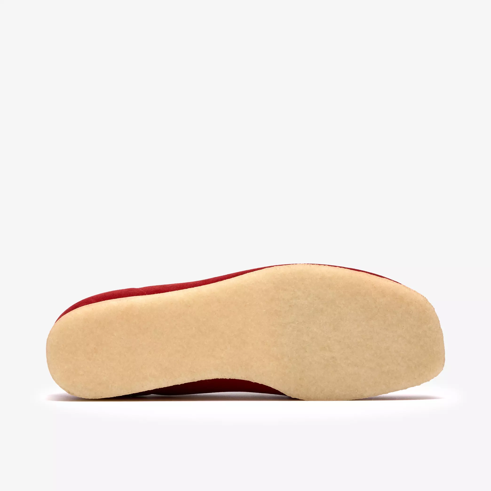 Clarks Wallabee Mens Shoes Color: Deep Red Suede Style: 26186772 - Image 4