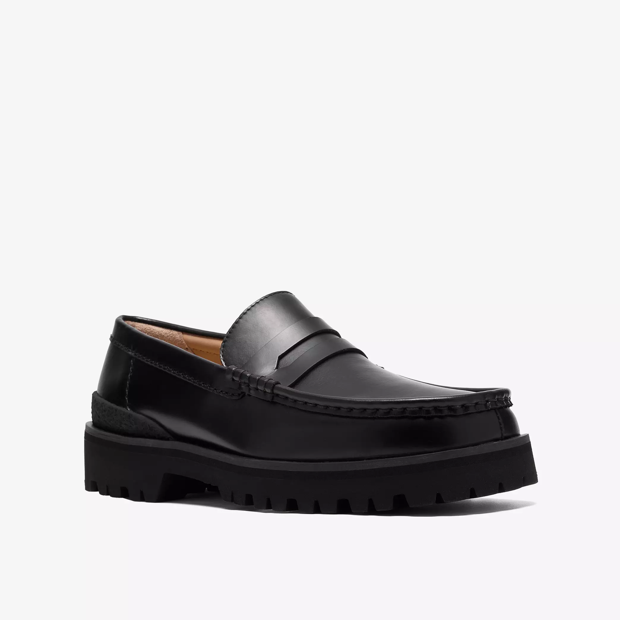 Clarks Yukoner Penny Mens Shoes Color: Black Leather Style: 26185705 - Image 4