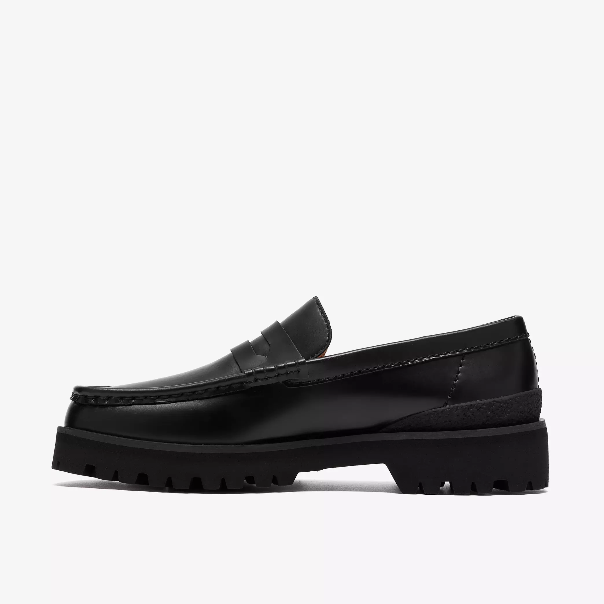 Clarks Yukoner Penny Mens Shoes Color: Black Leather Style: 26185705 - Image 6