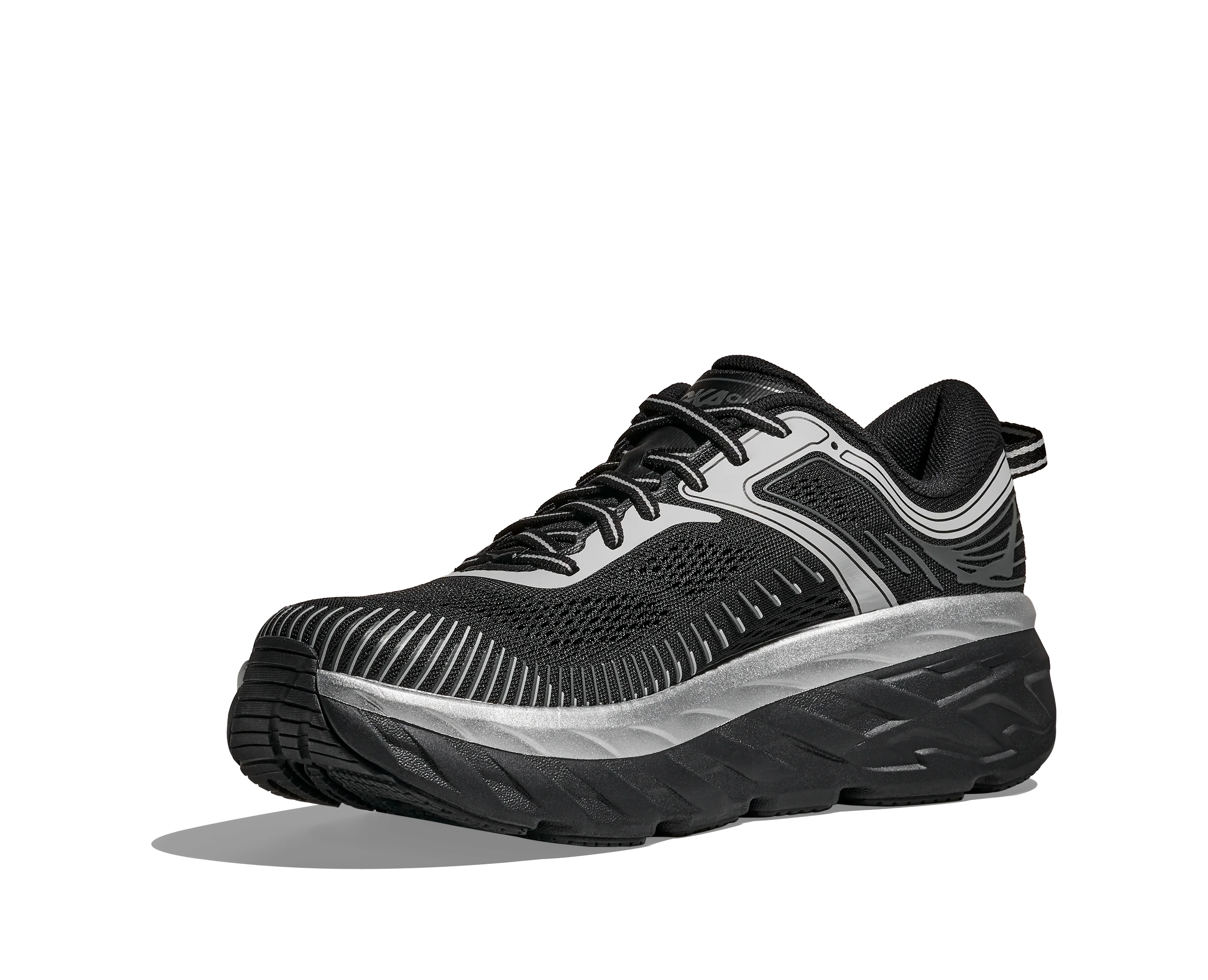 HOKA Bondi 7 stealth Black / Stardust 1110518-BKSTR - Image 9