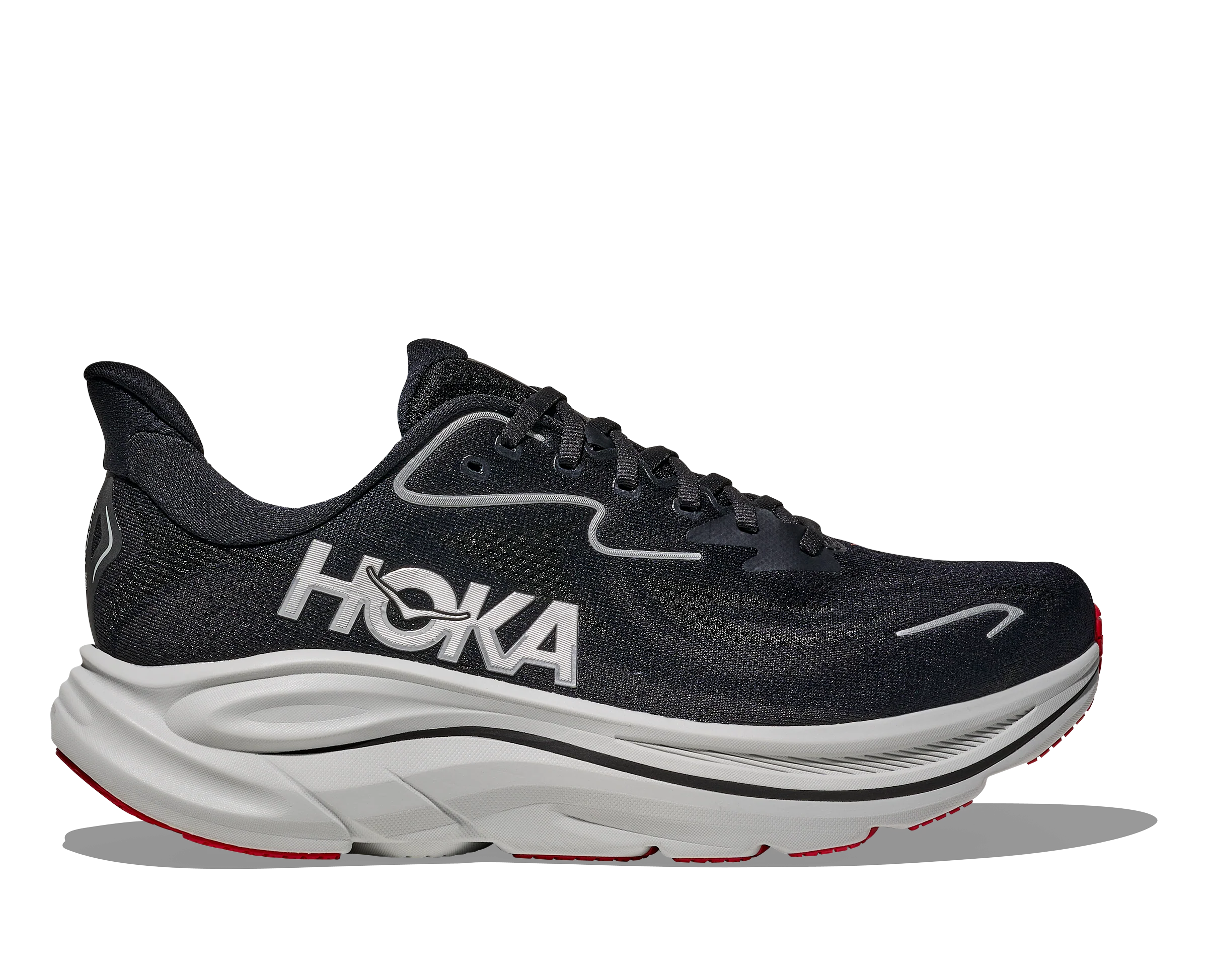 HOKA Clifton 10 black / silver 1162030-BKSV - Image 7