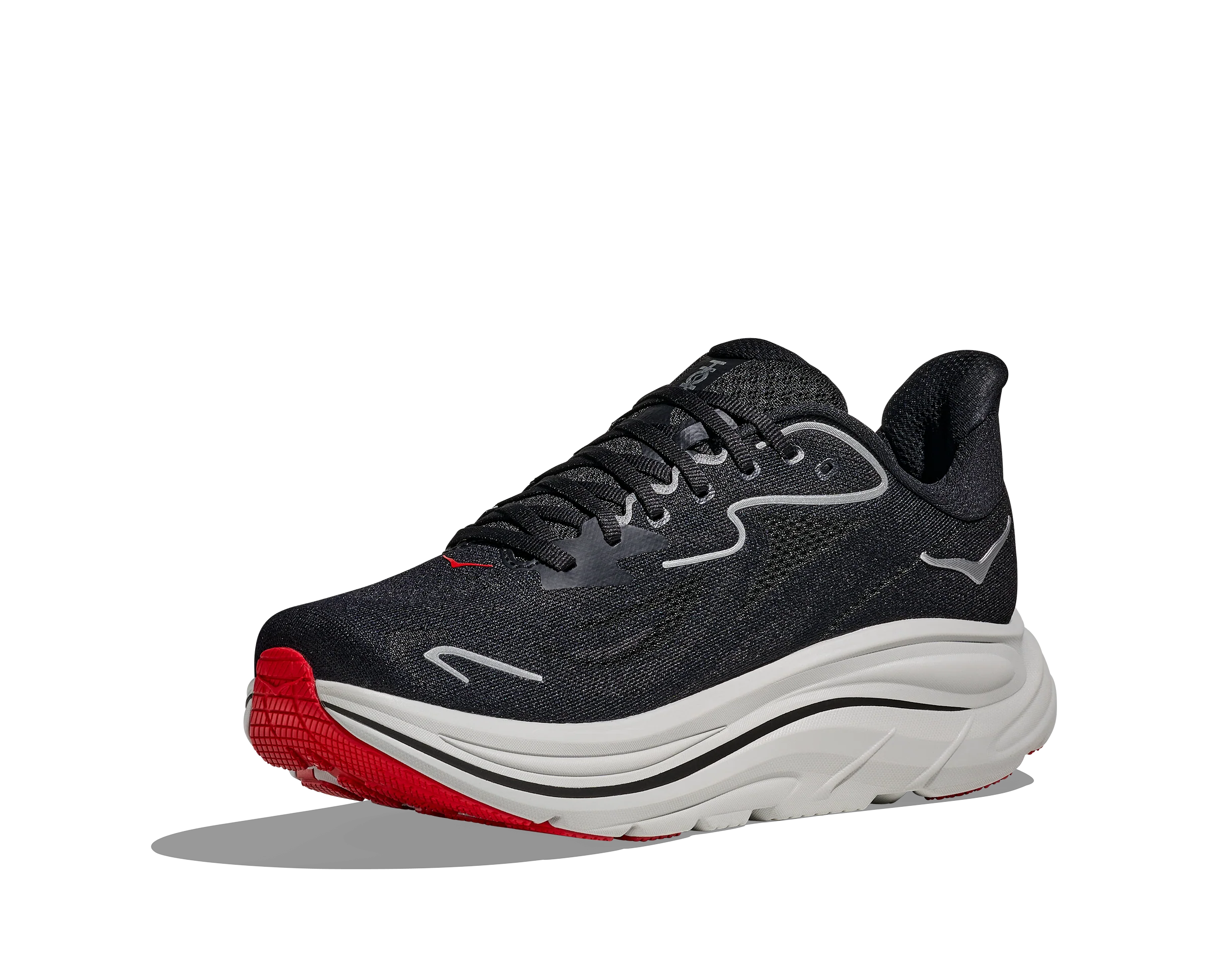 HOKA Clifton 10 black / silver 1162030-BKSV - Image 9