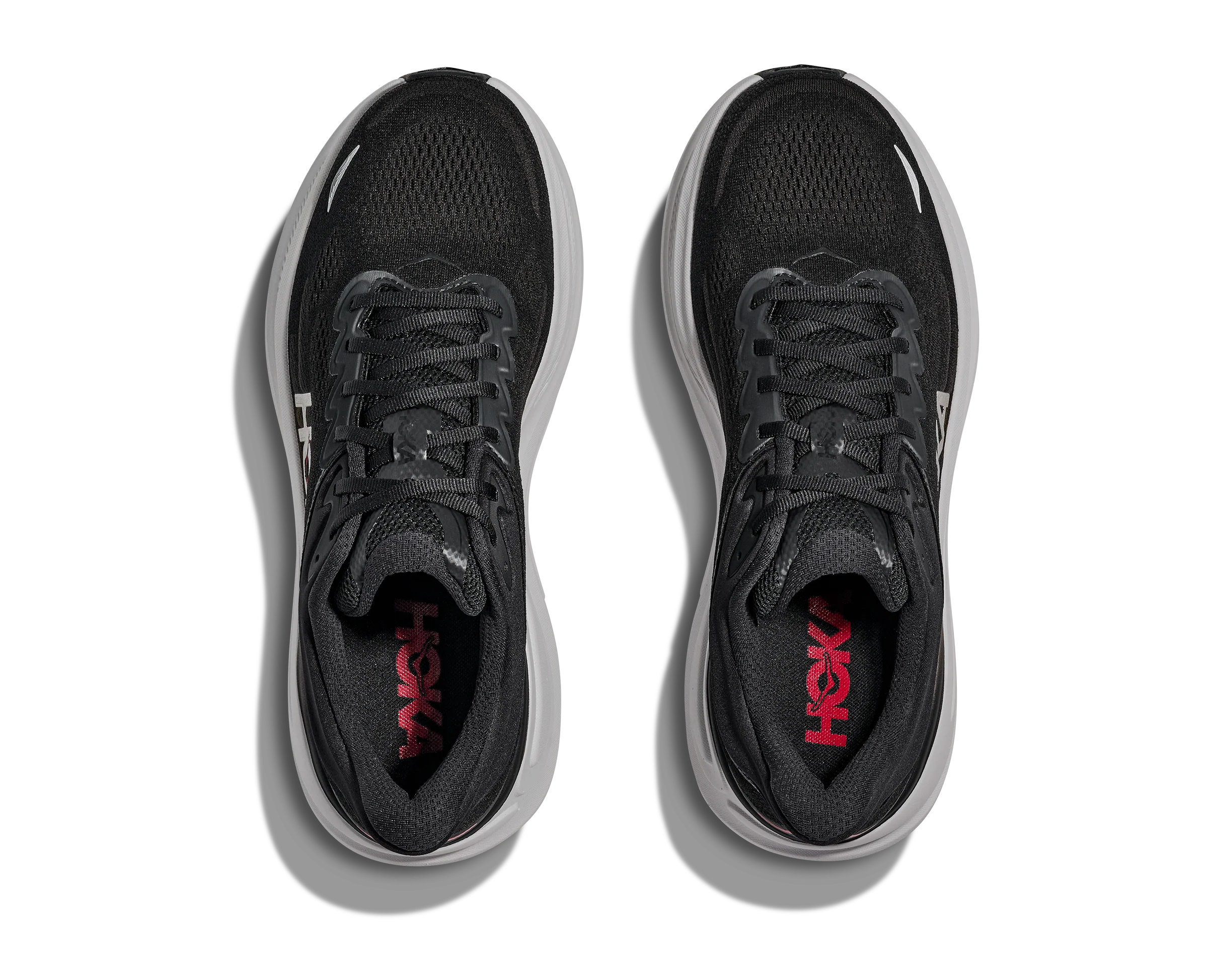 HOKA Men's BONDI 9 Black/Vermillion 1162011-bkvr - Image 7