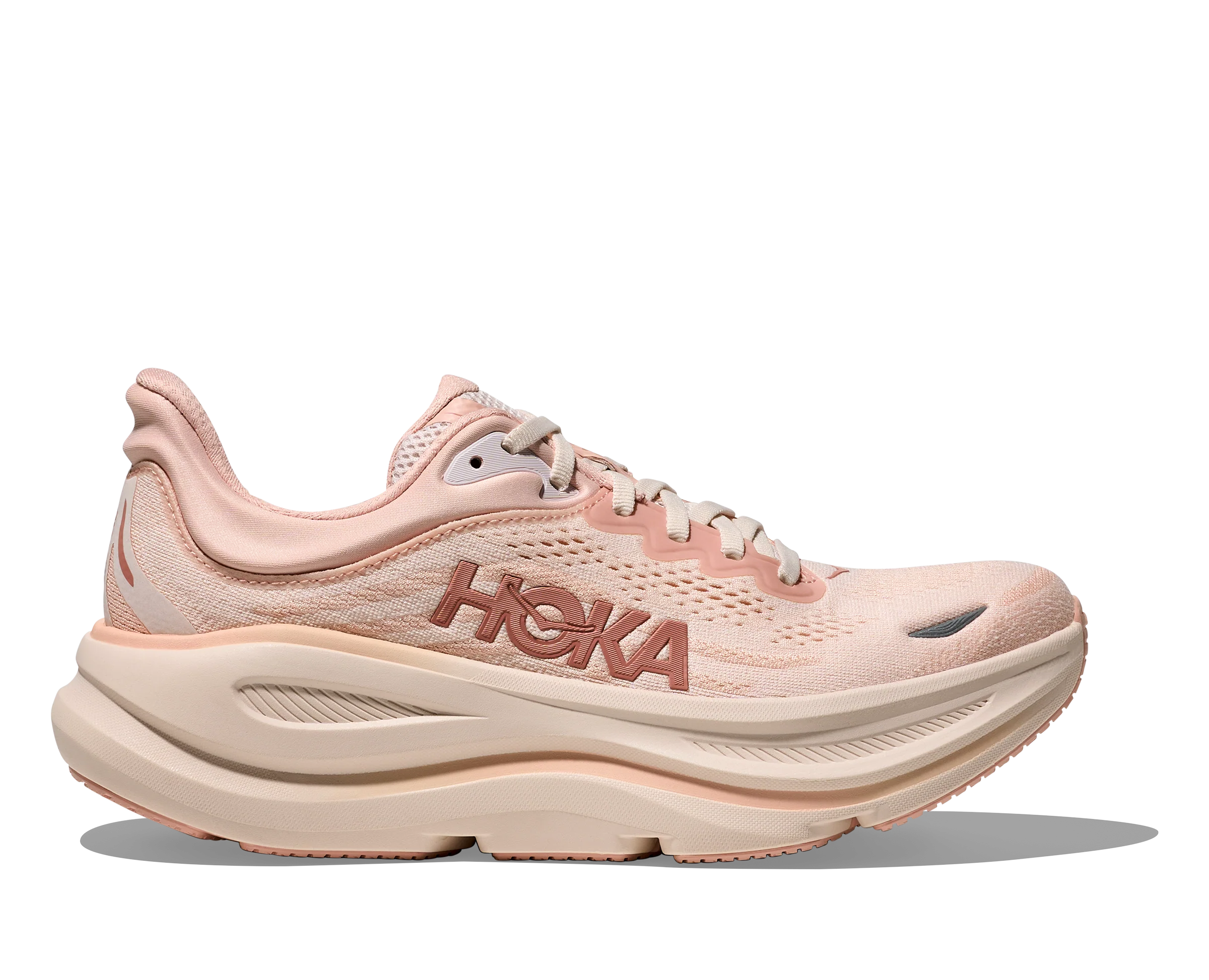 HOKA Women's BONDI 9 ROSE LATTE / ROSE CREAM 1162012-RLTT - Image 3