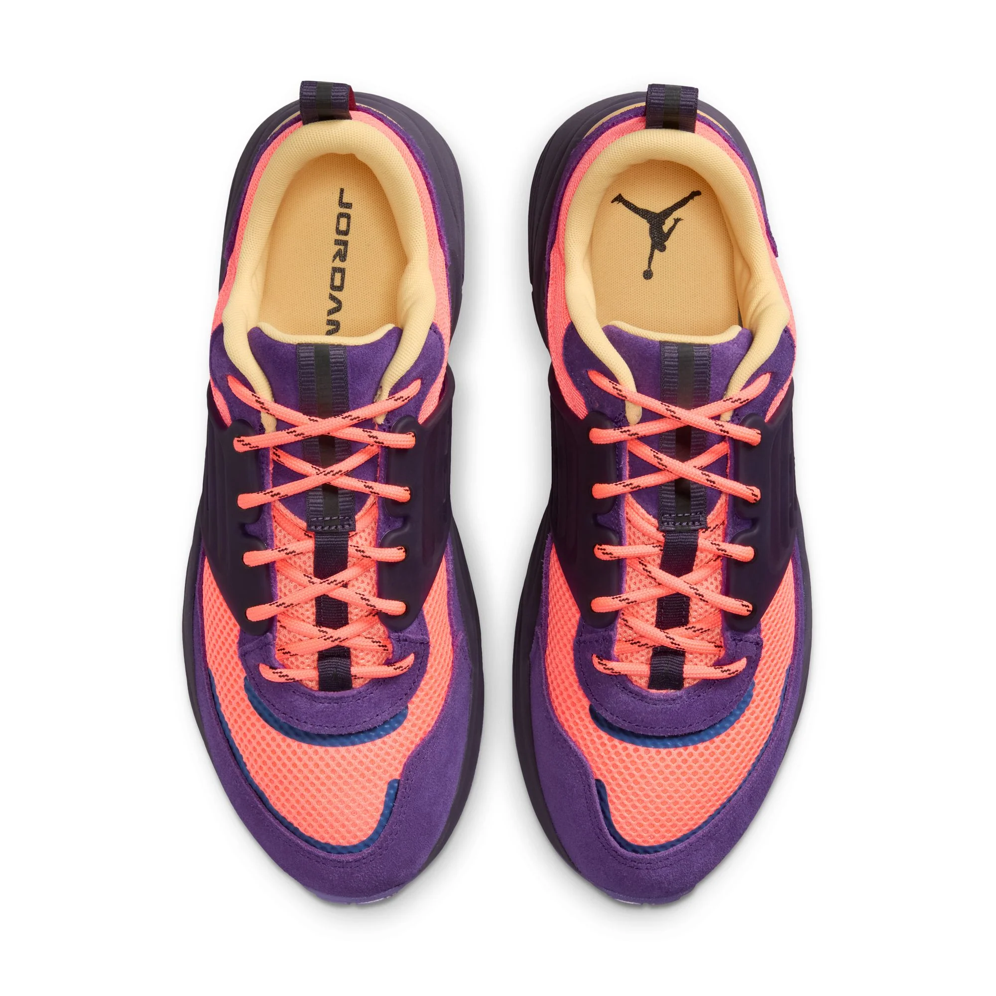 Jordan Trunner O/S SP Men's Shoes Color: Bright Mango/black-eggplant-melon Tint Style: IQ5649-800 - Image 9