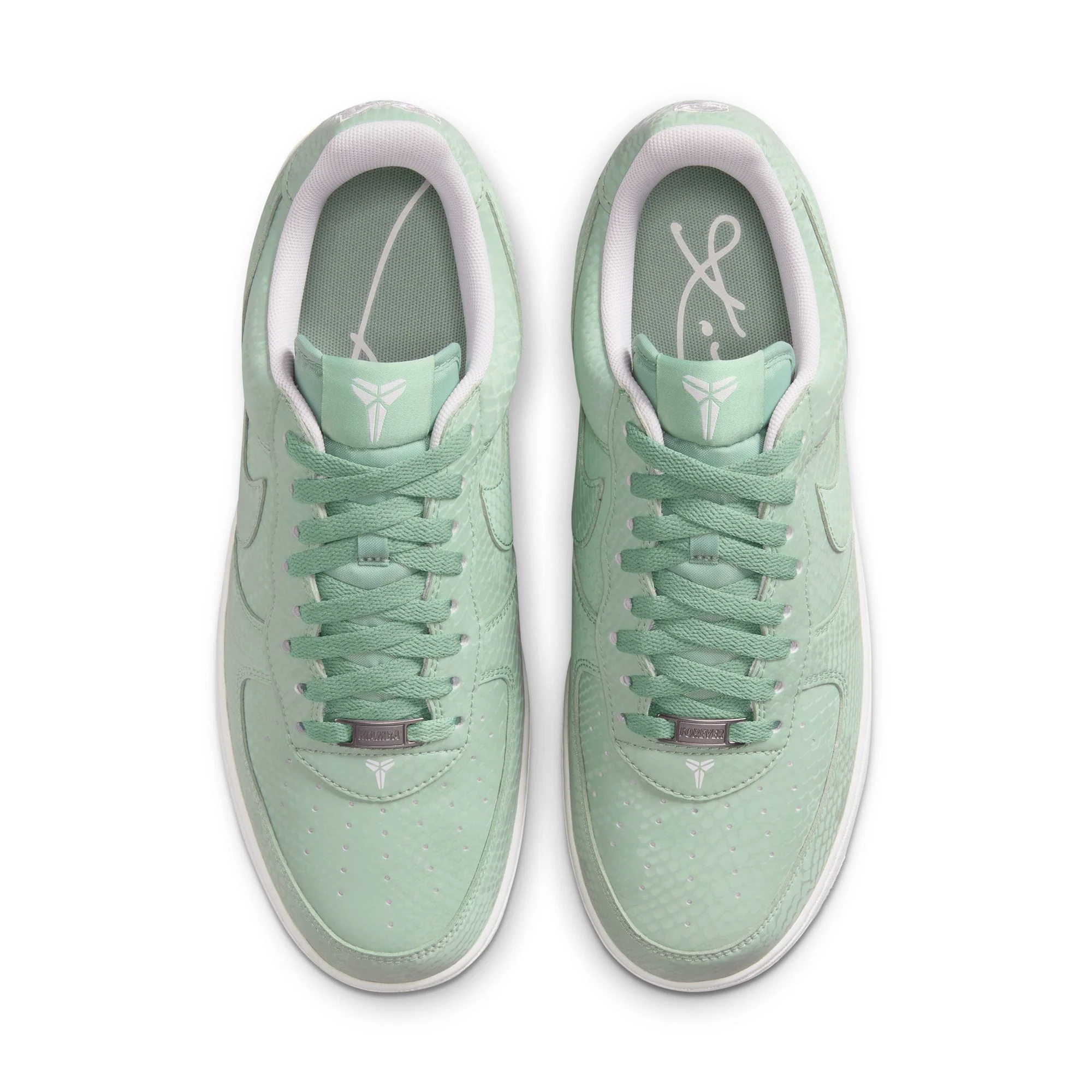 Kobe Air Force 1 Low Men's Shoes Color: Steam/summit White Style: IB0018-005 - Image 3