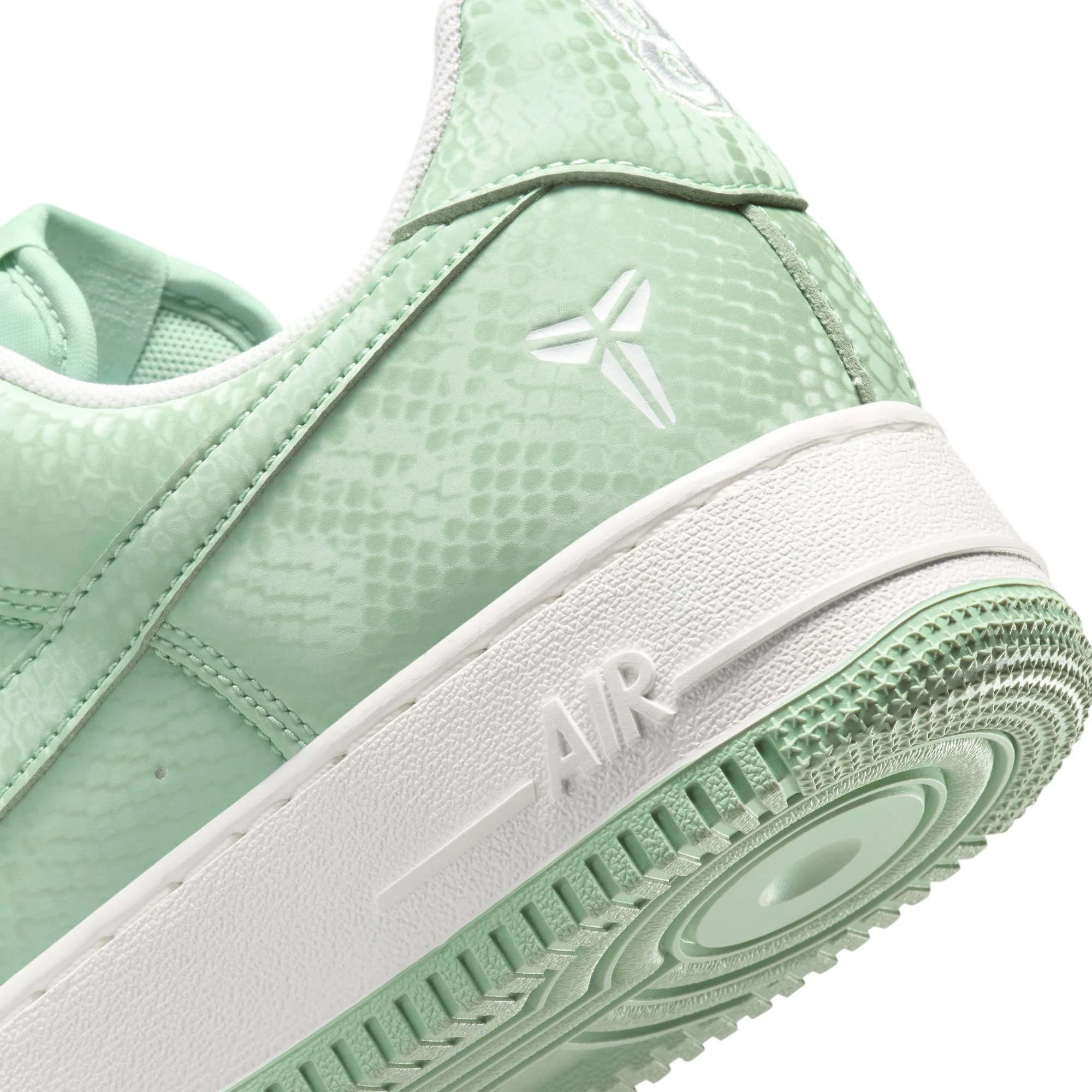 Kobe Air Force 1 Low Men's Shoes Color: Steam/summit White Style: IB0018-005 - Image 9