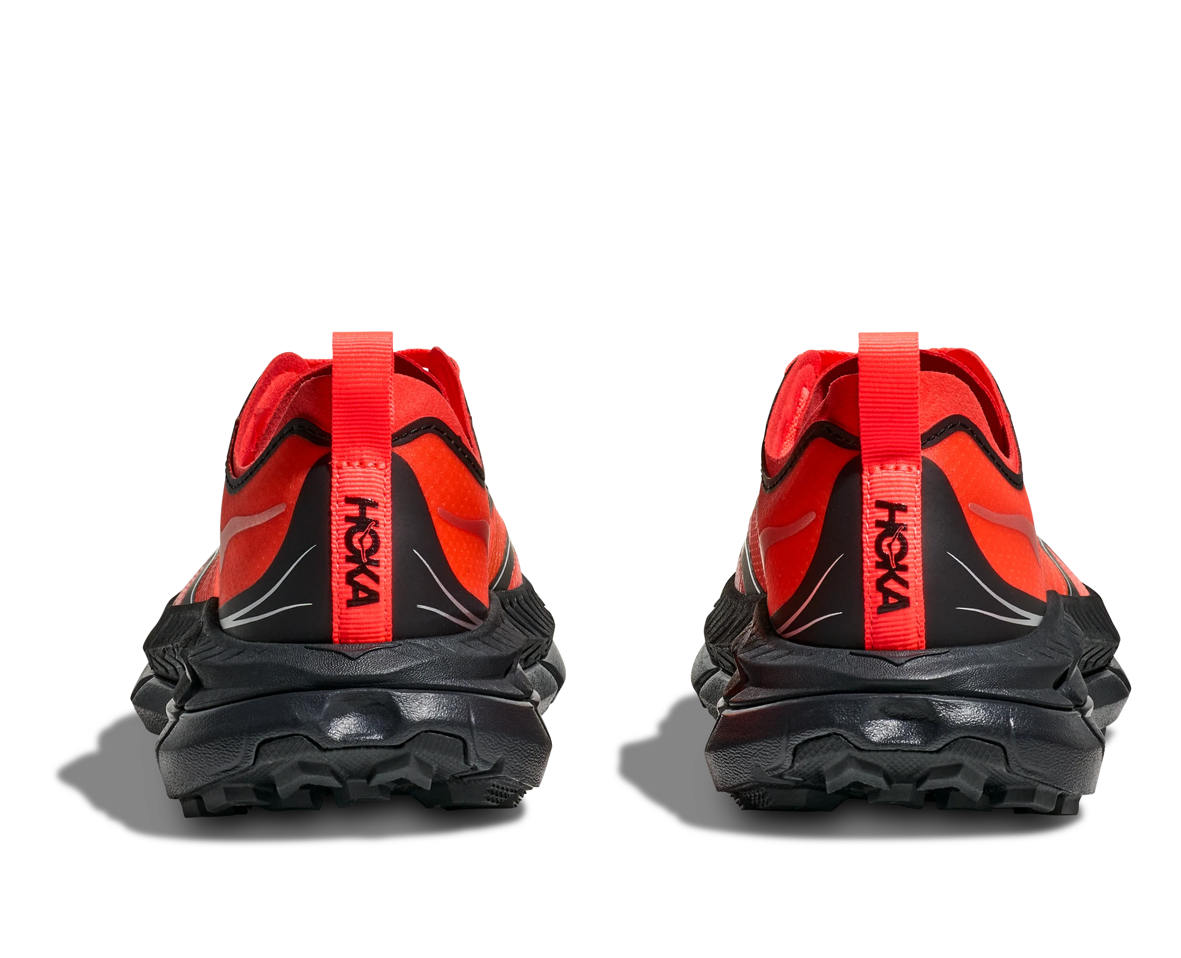 Hoka Mafate Speed 4 Lite Mens Shoes Color: Neon Flame/Black Style: 1168450-NLMB - Image 5