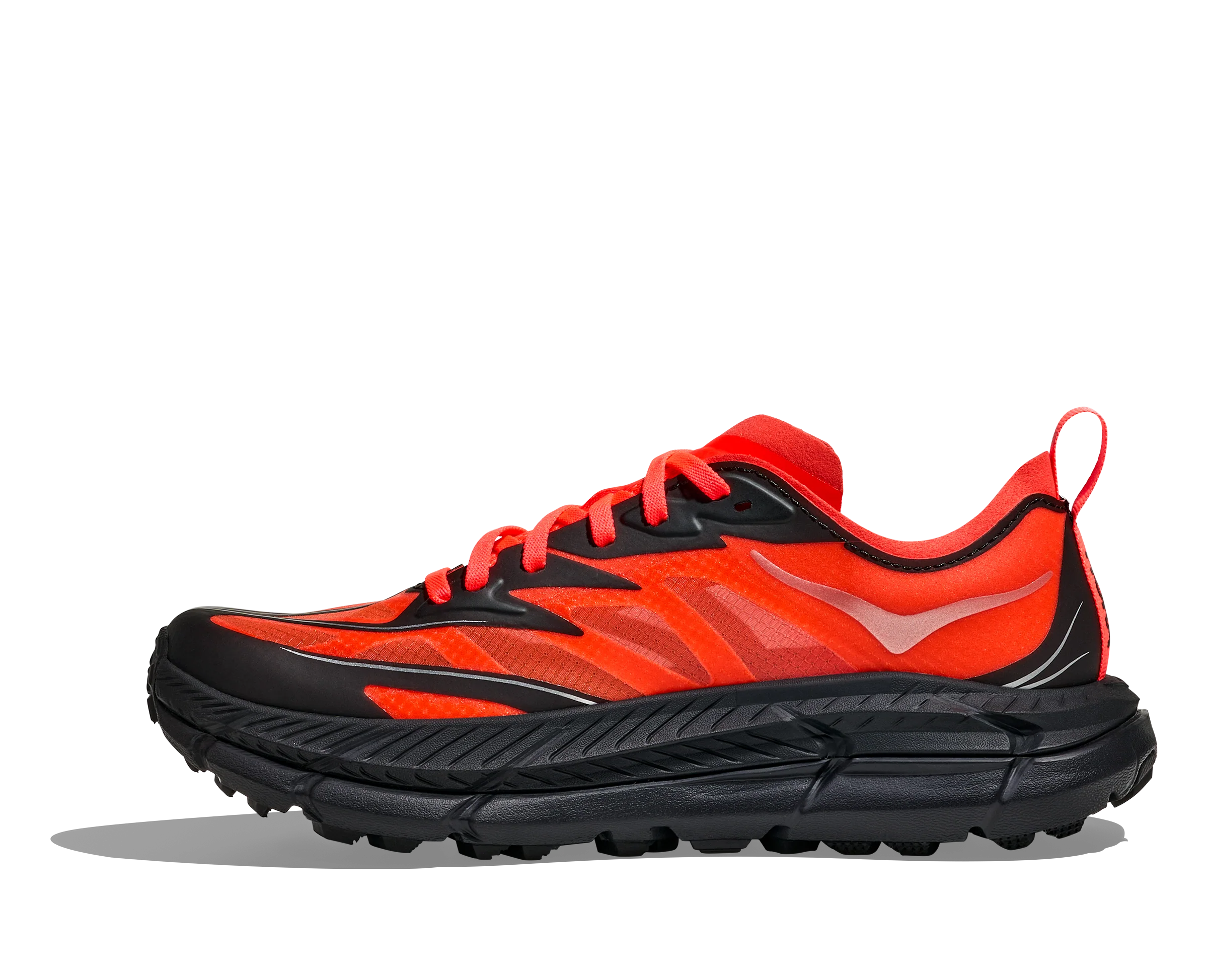 Hoka Mafate Speed 4 Lite Mens Shoes Color: Neon Flame/Black Style: 1168450-NLMB - Image 8