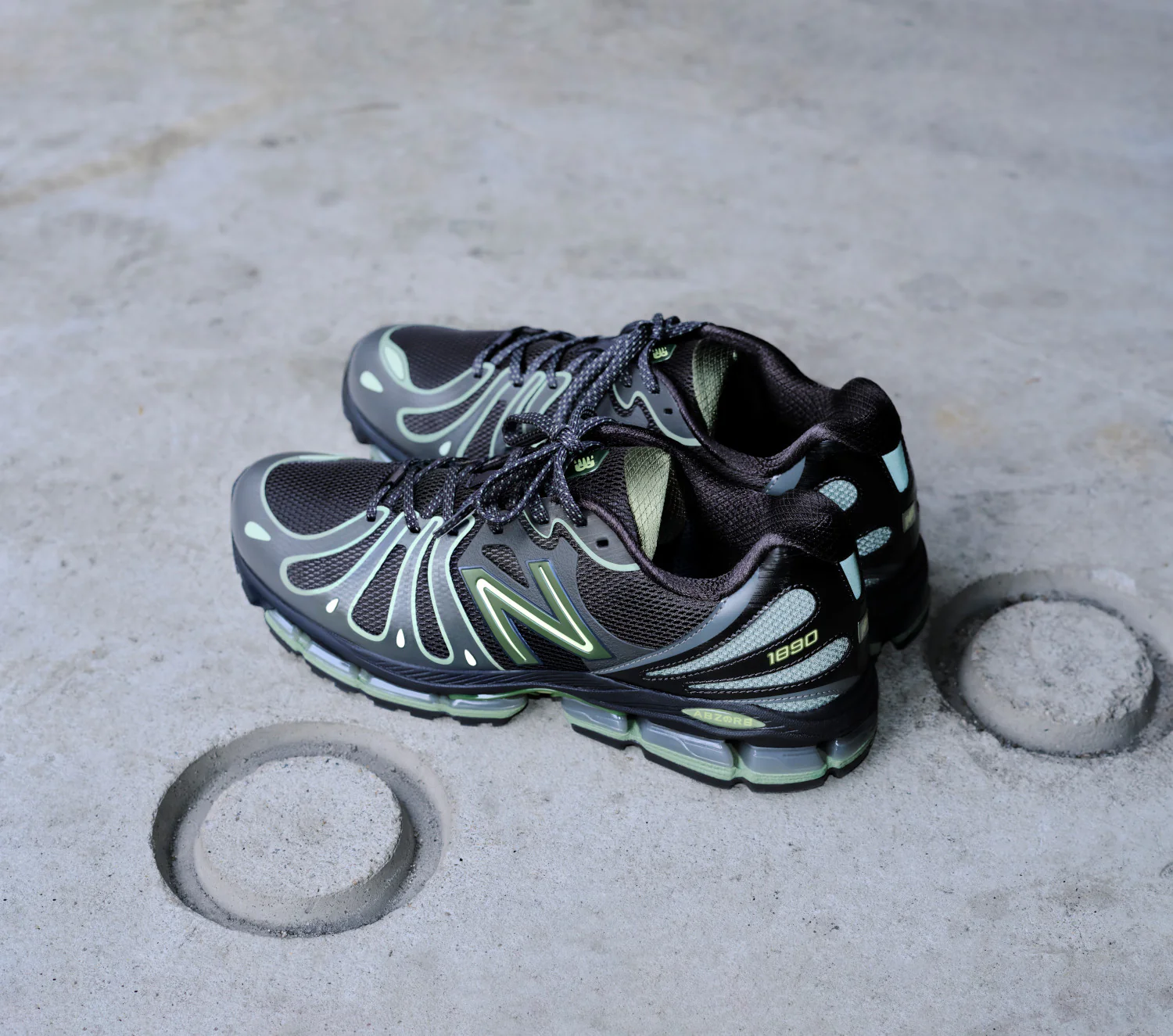 New Balance 1890 'Faded Black & Utility Green' "FADED BLACK UTILITY GREEN" U189071H - Image 24