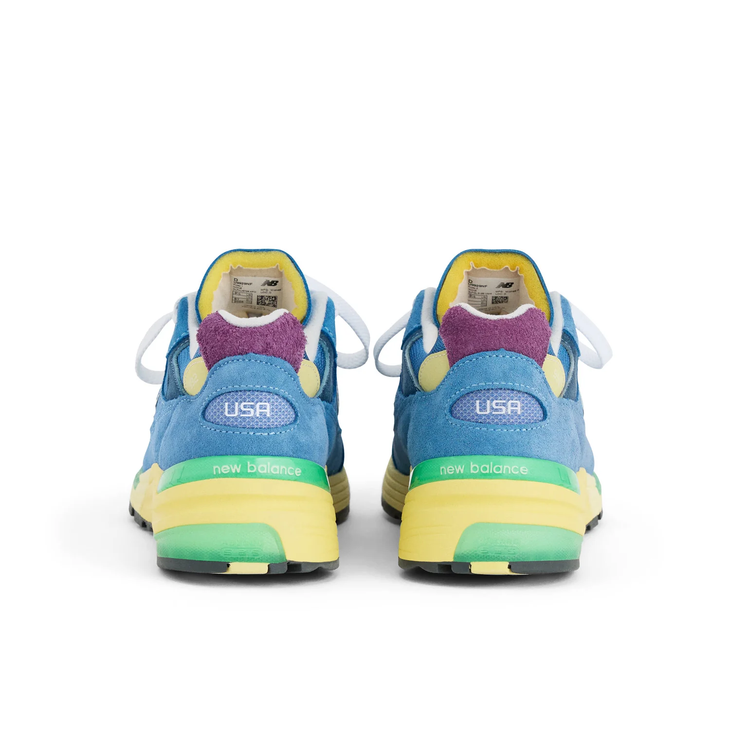 New Balance U9929NF MiUSA Sea Stone Green Apple Style: U9929NF - Image 4