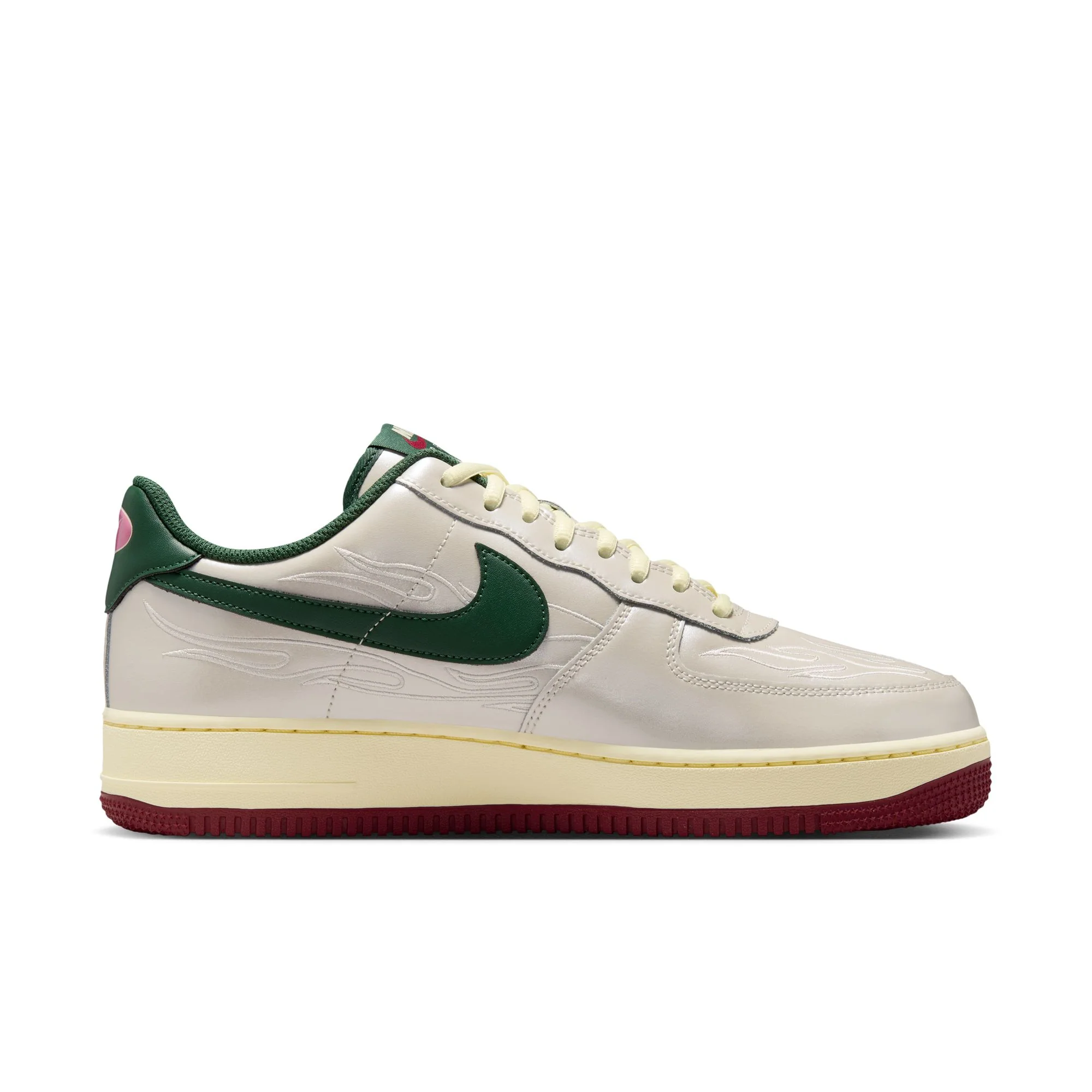 Nike Air Force 1 '07 LV8 Color: PHANTOM/FIR-ALABASTER-TEAM RED Style: IR5896-030 - Image 2
