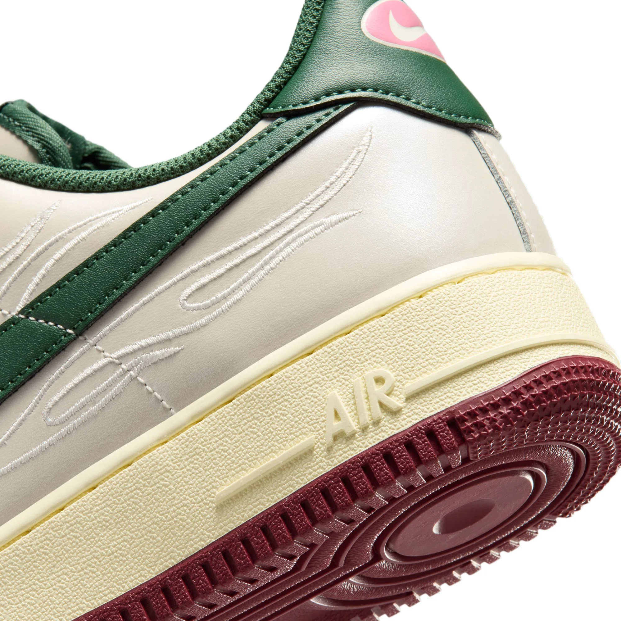Nike Air Force 1 '07 LV8 Color: PHANTOM/FIR-ALABASTER-TEAM RED Style: IR5896-030 - Image 5