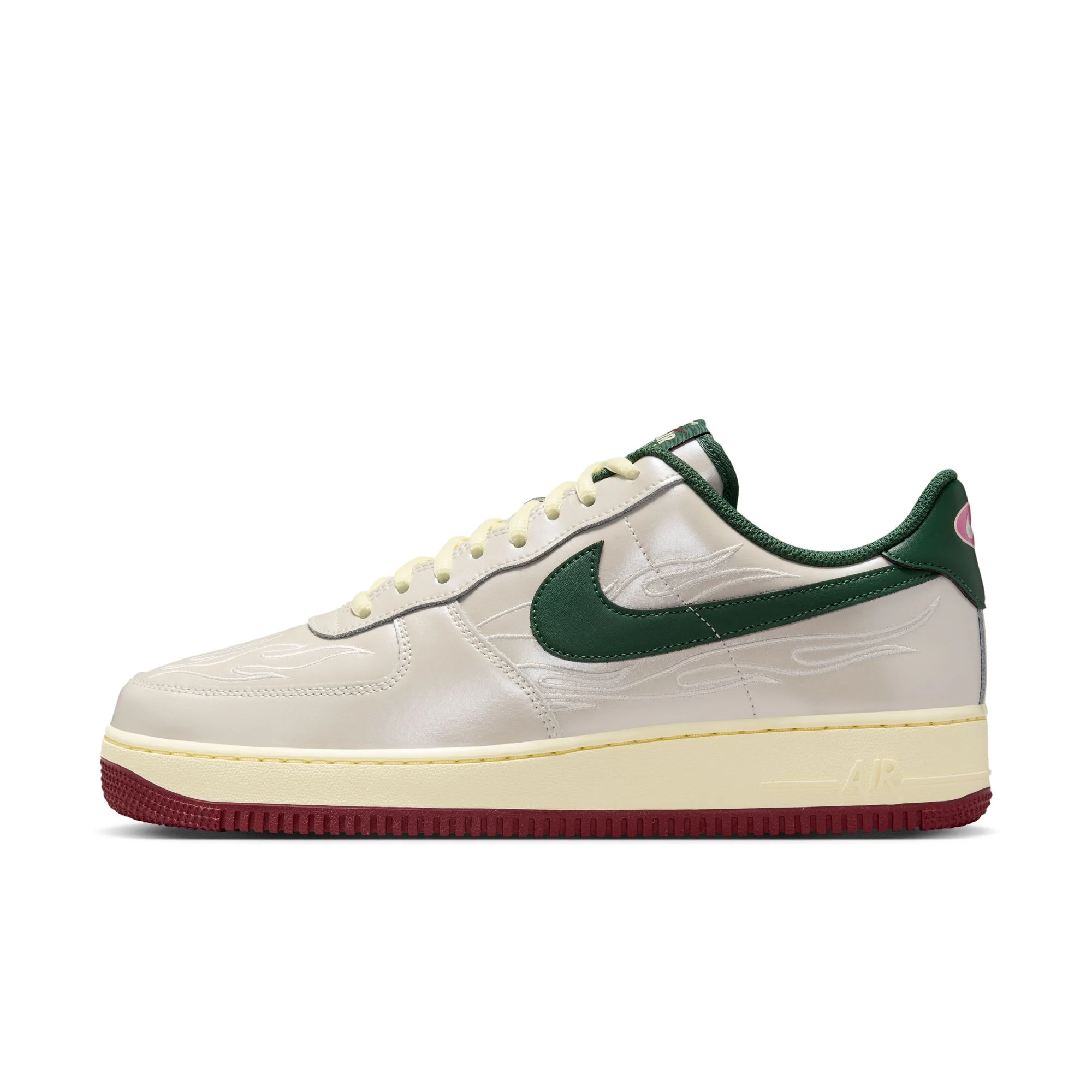 Nike Air Force 1 '07 LV8 Color: PHANTOM/FIR-ALABASTER-TEAM RED Style: IR5896-030 - Image 9