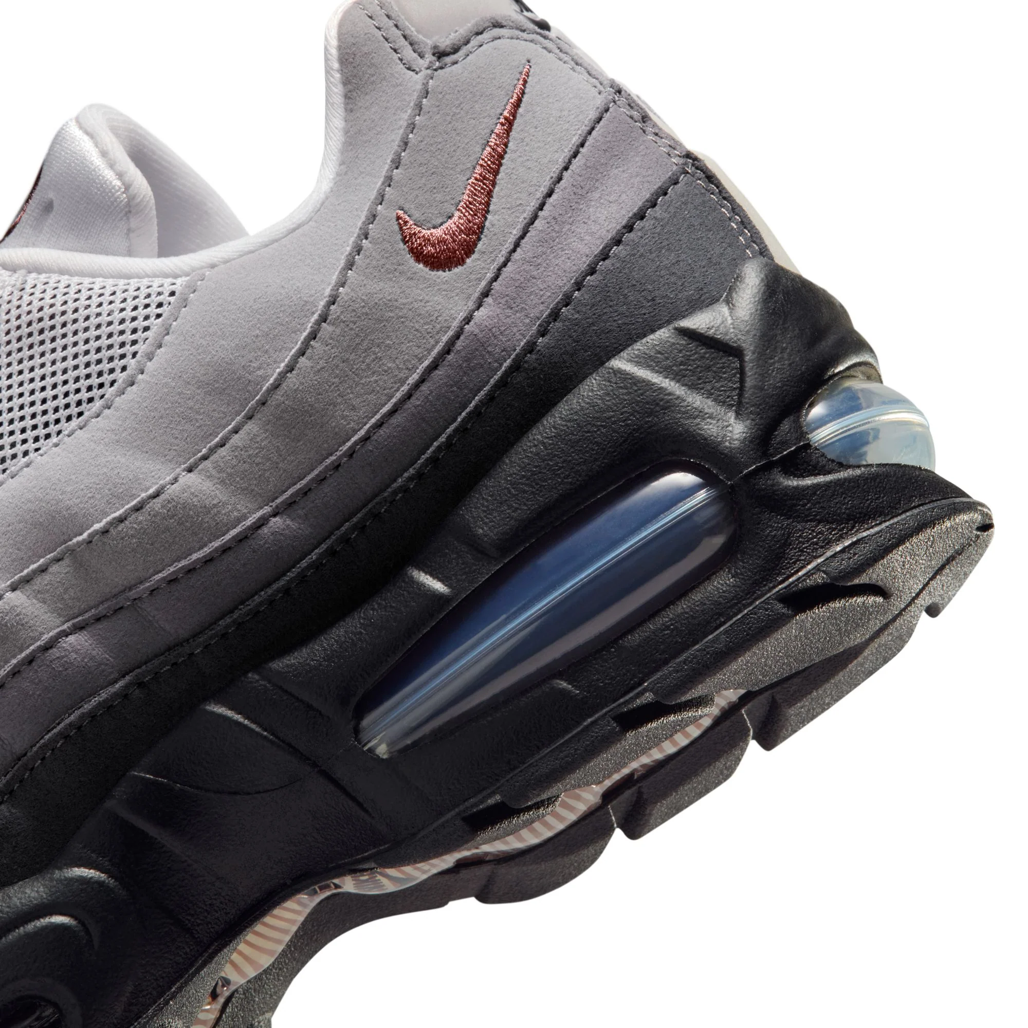 Nike Air Max 95 Big Bubble Womens Color: BLACK/FAUNA BROWN-WHITE-MEDIUM GREY Style: HJ5996-004 - Image 9