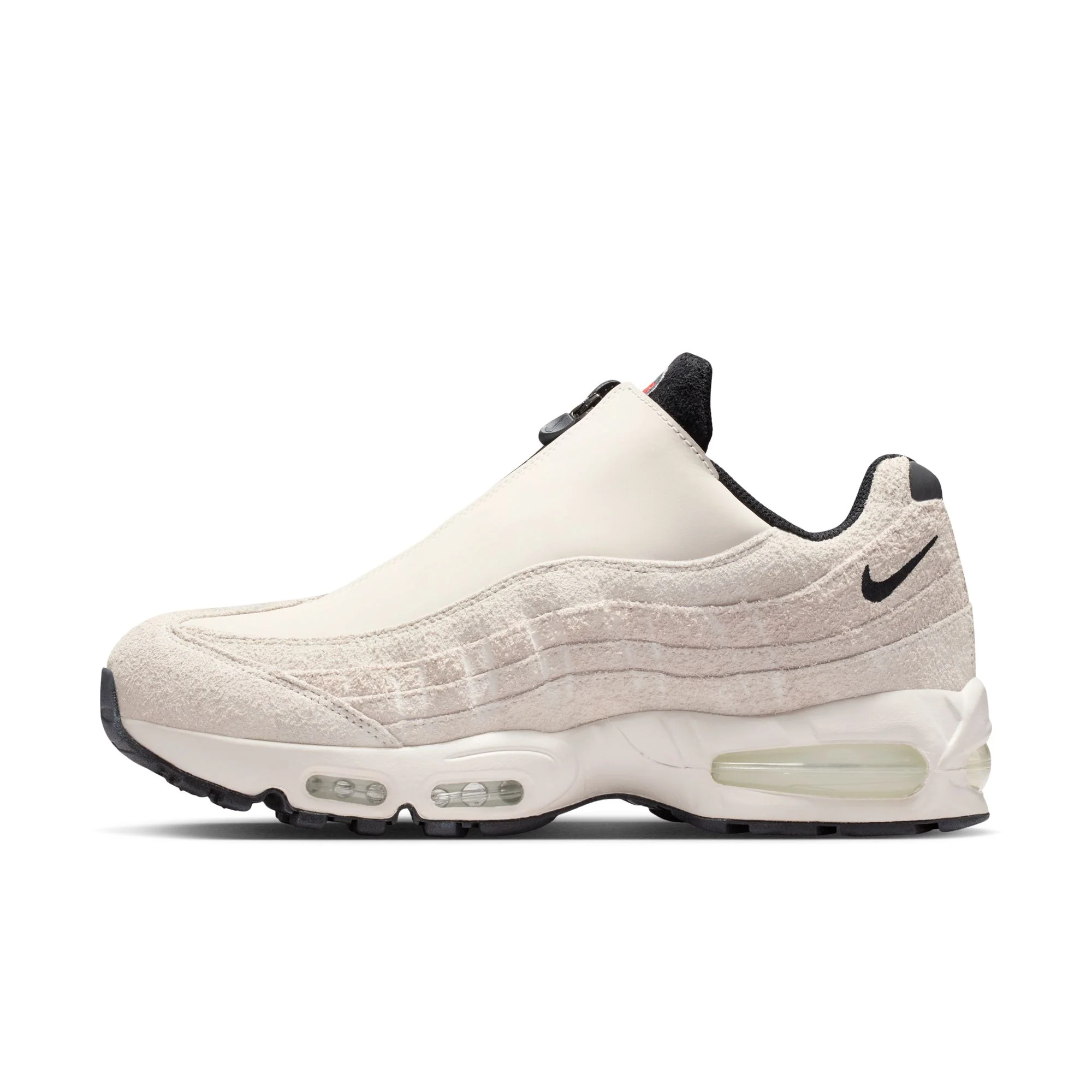 Nike Air Max 95 Big Bubble Men's Shoes Color: Phantom/black-lt Crimson-smoke Grey Style: IM0695-002 - Image 3