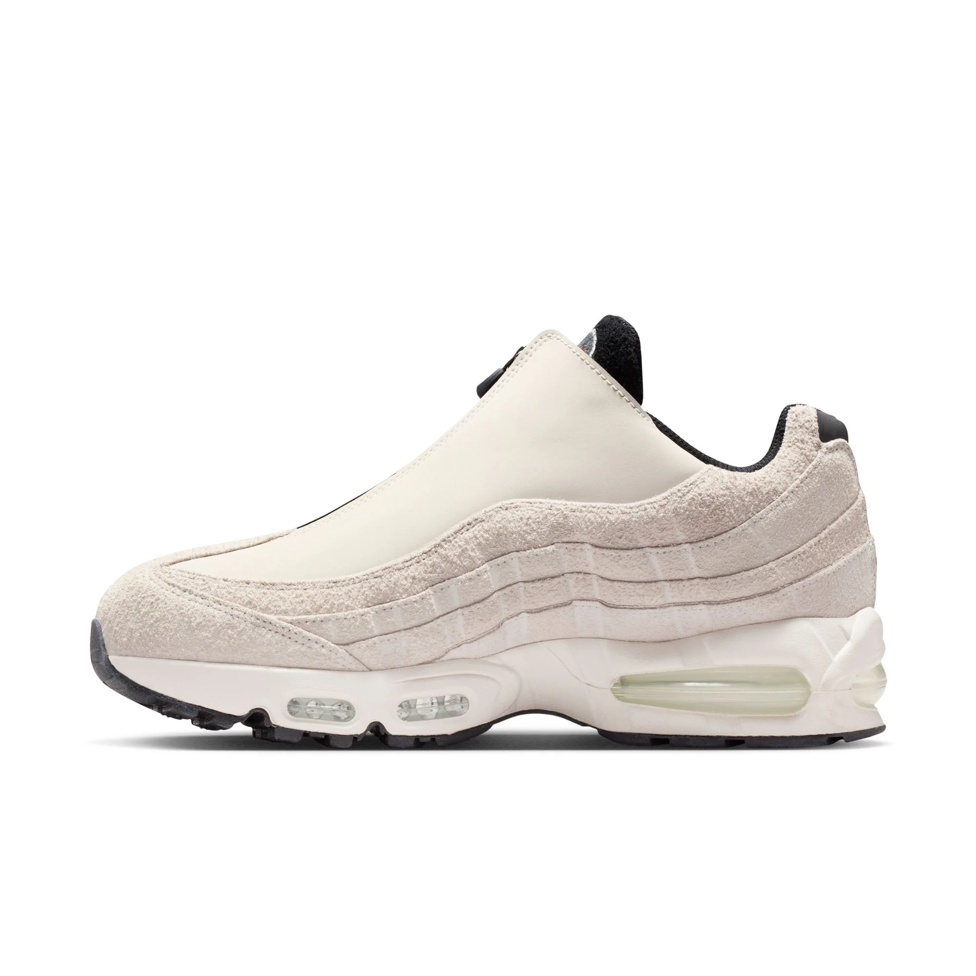 Nike Air Max 95 Big Bubble Men's Shoes Color: Phantom/black-lt Crimson-smoke Grey Style: IM0695-002 - Image 4