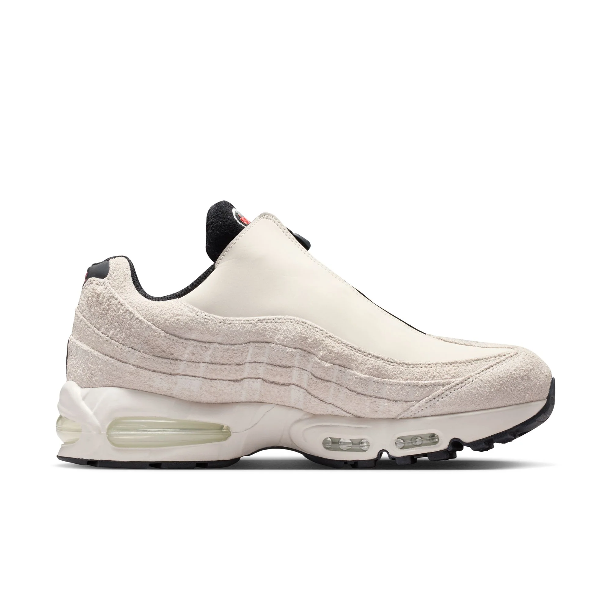 Nike Air Max 95 Big Bubble Men's Shoes Color: Phantom/black-lt Crimson-smoke Grey Style: IM0695-002 - Image 5