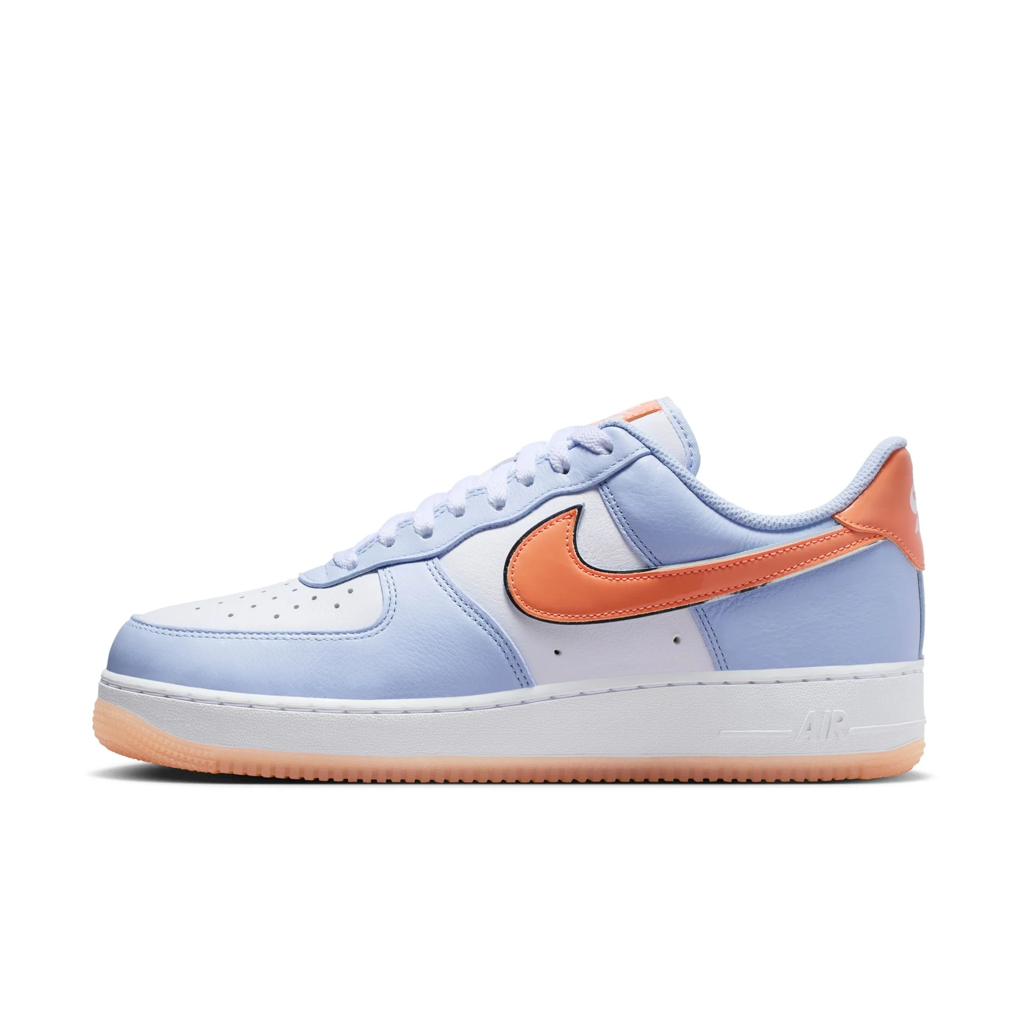 Nike Air Force 1 '07 Color: HYDROGEN BLUE/METALLIC SILVER-WHITE Style: IR1980-407 - Image 3