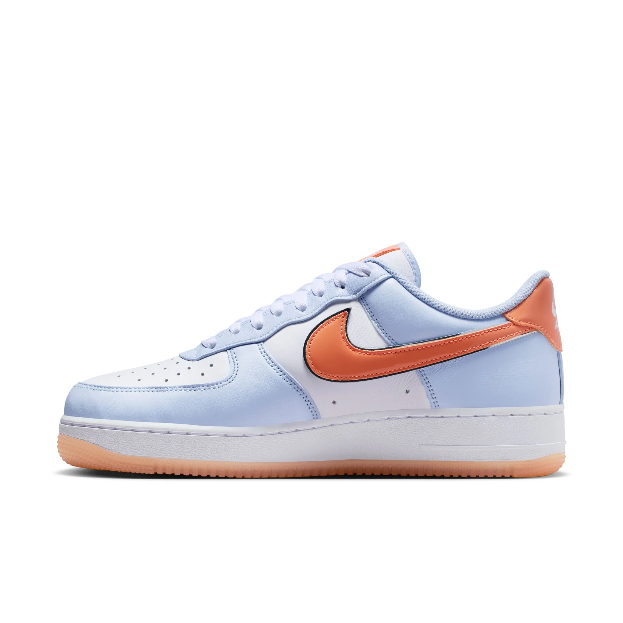 Nike Air Force 1 '07 Color: HYDROGEN BLUE/METALLIC SILVER-WHITE Style: IR1980-407 - Image 4