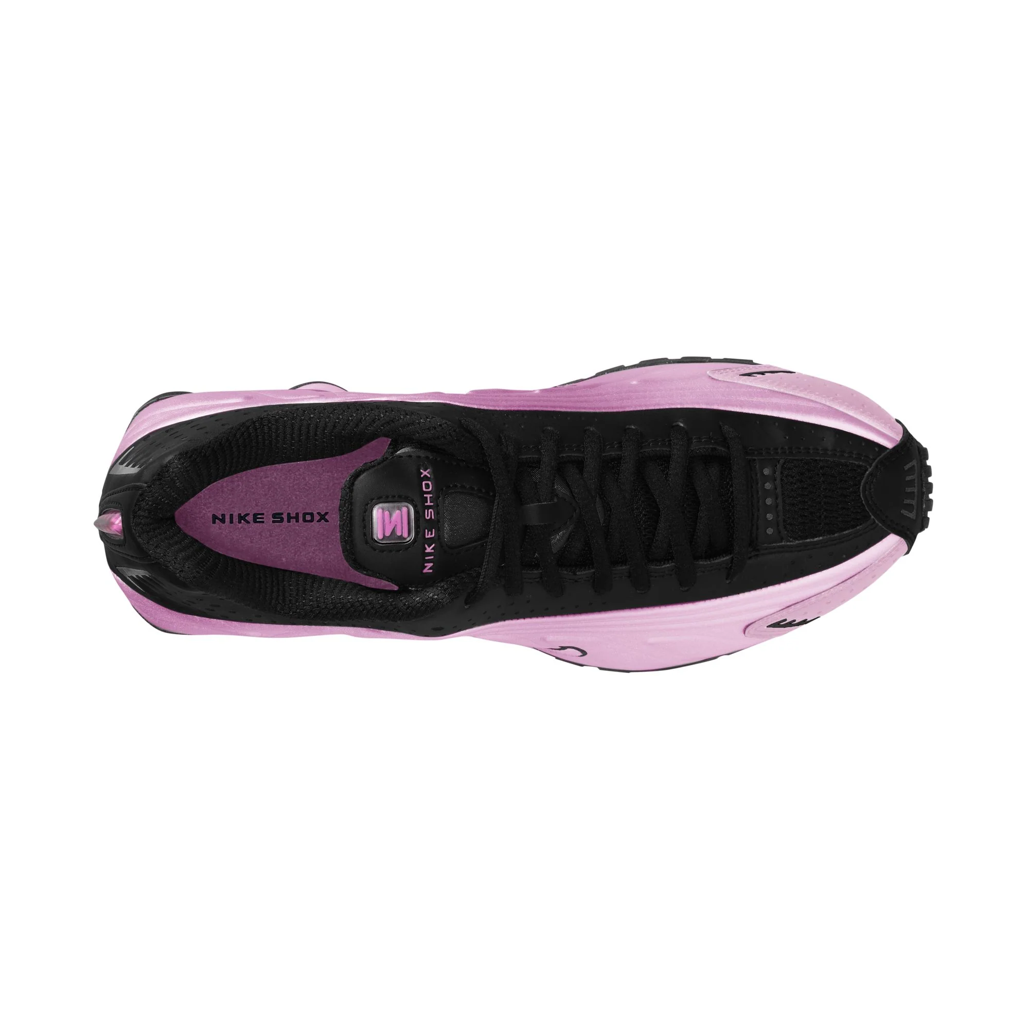 Nike Women's Shox R4 Color: BLACK/LT MAGENTA-BLACK Style: AR3565-014 - Image 3