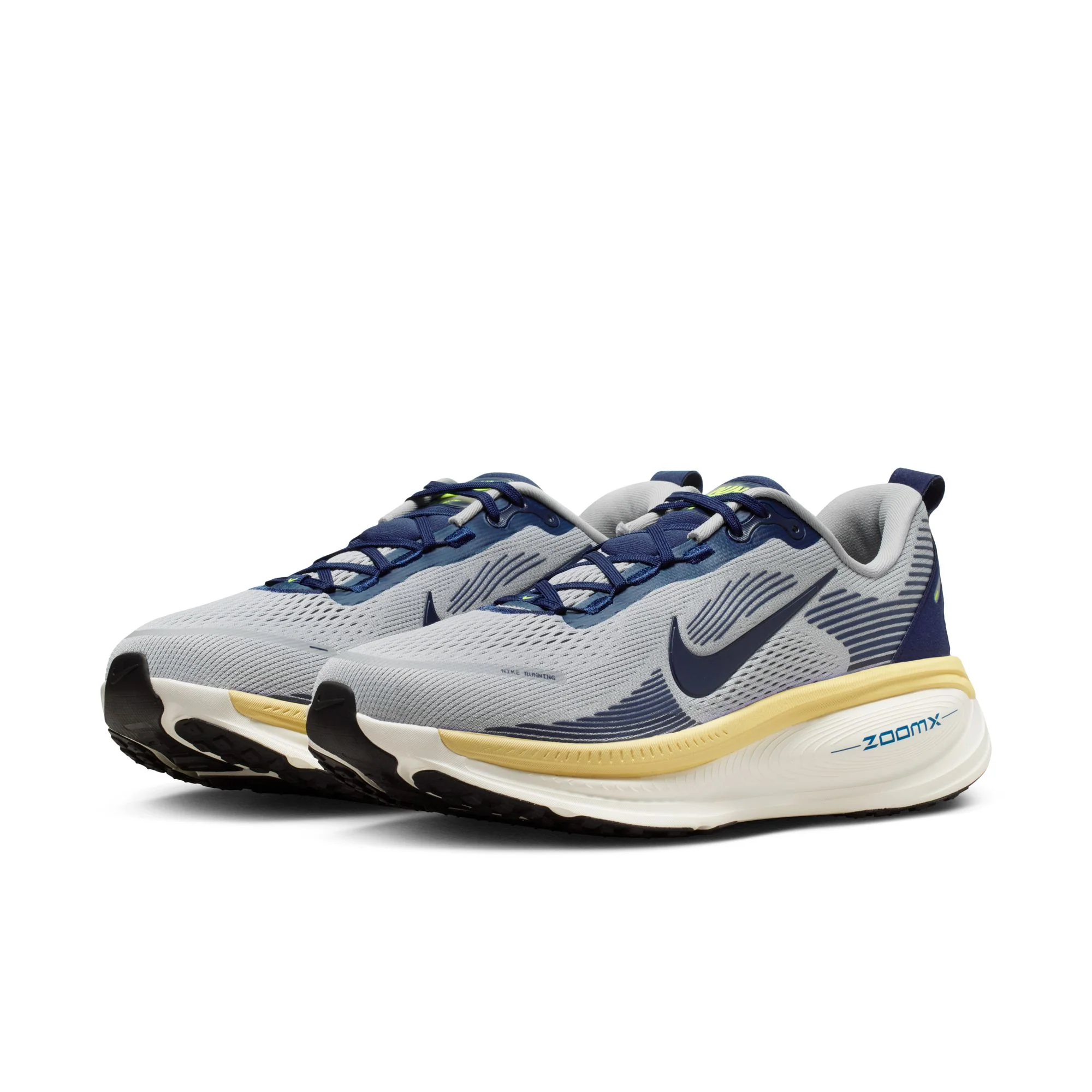 Nike Vomero 18 Color: WOLF GREY/MIDNIGHT NAVY-PEWTER-SAIL Style: IR1812-012 - Image 8