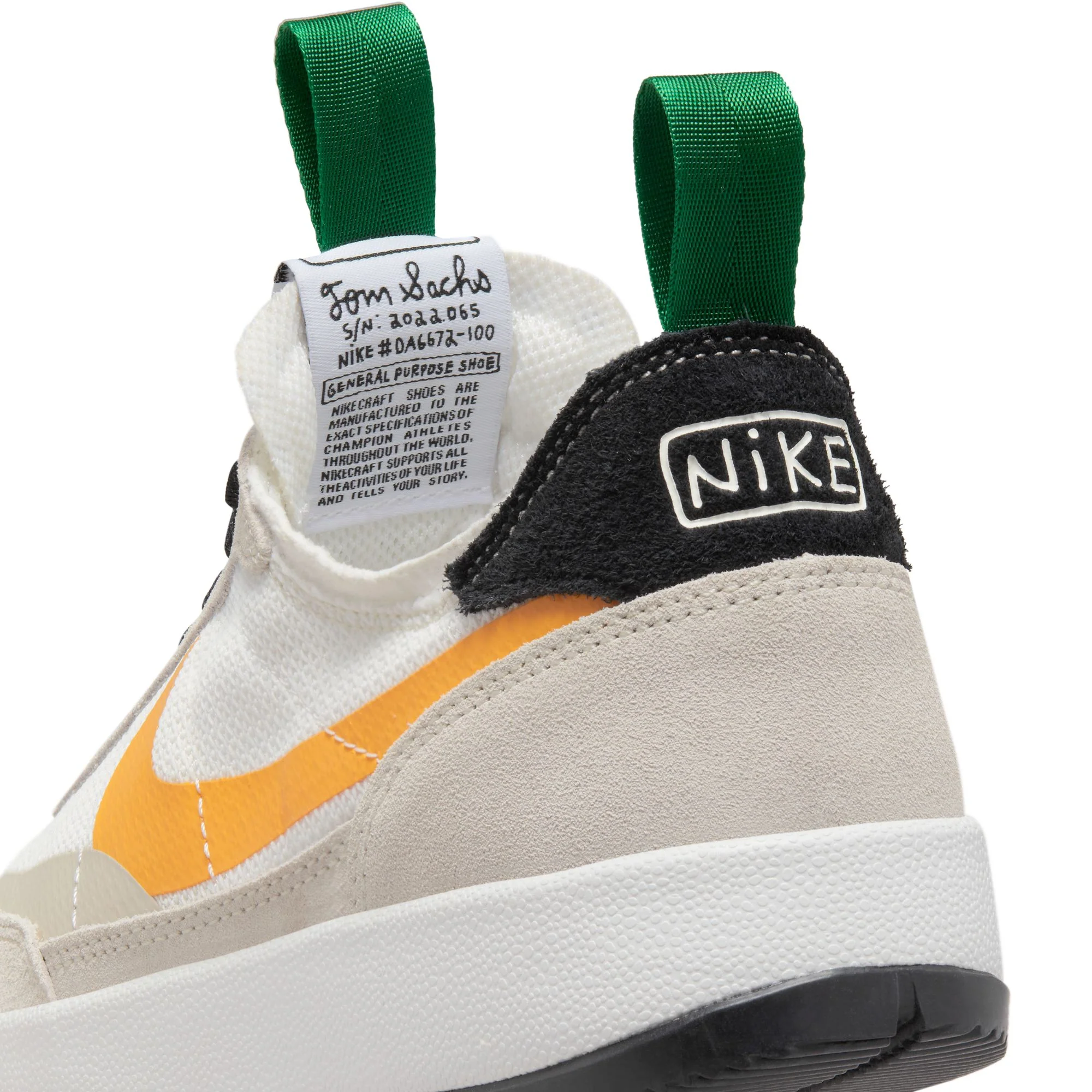 NikeCraft General Purpose Women's Shoe ‘Bricolage’ Color: SUMMIT WHITE/UNIVERSITY GOLD-BIRCH Style: DA6672-100 - Image 7