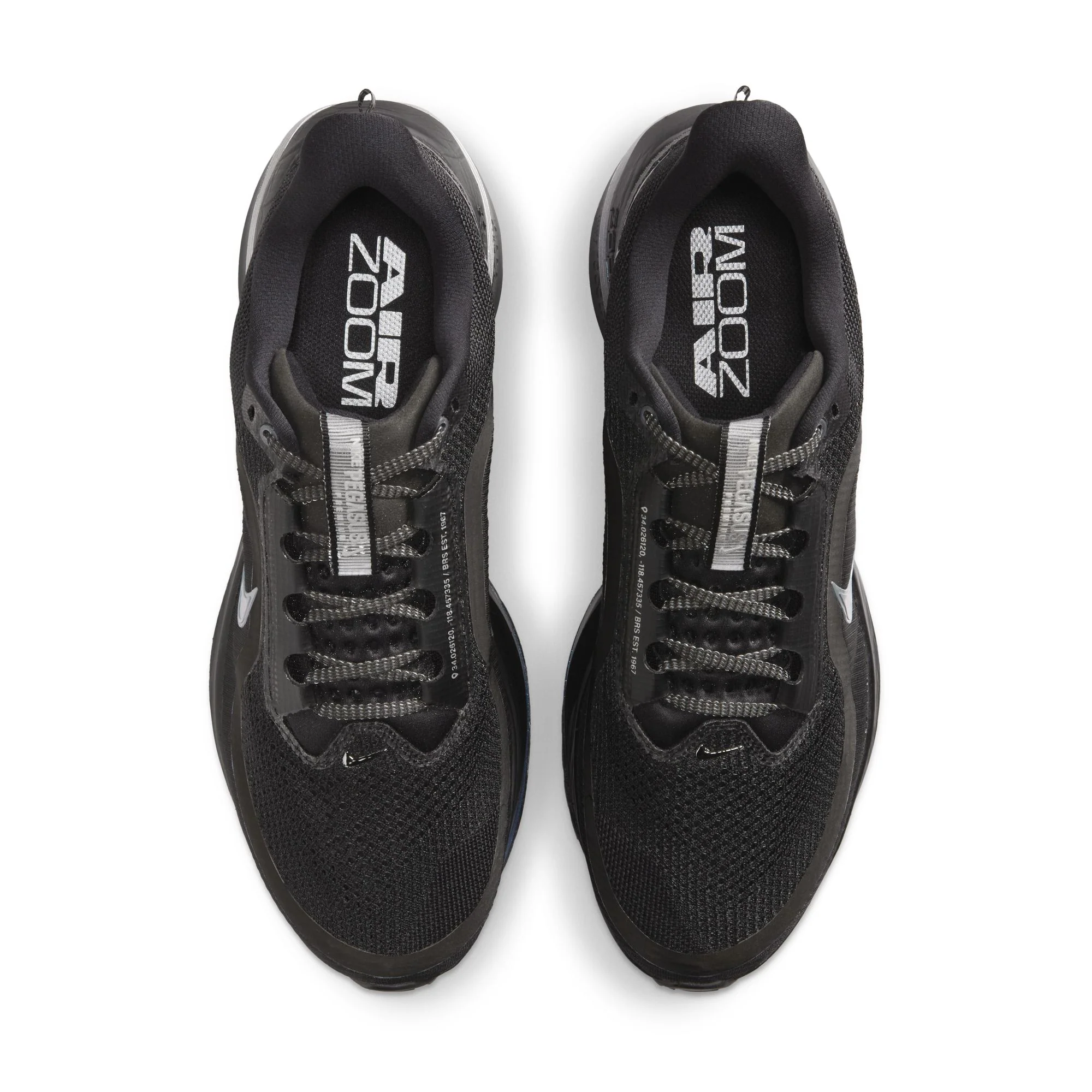 Nike Pegasus Premium Men's Road Running Shoes Color: Black/black-metallic Silver Style: HQ2592-005 - Image 12