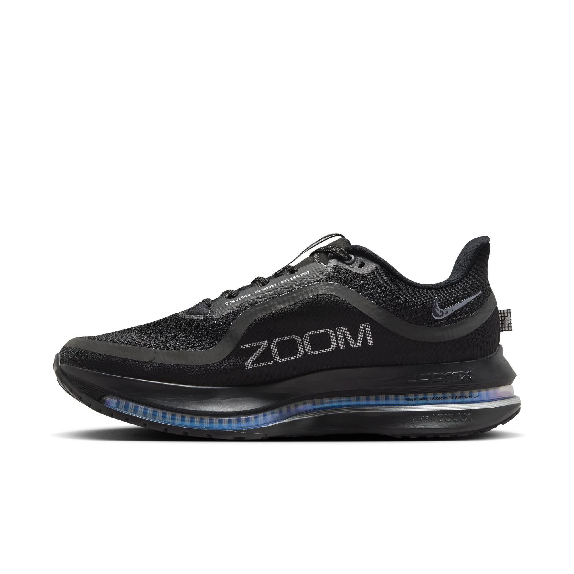 Nike Pegasus Premium Men's Road Running Shoes Color: Black/black-metallic Silver Style: HQ2592-005 - Image 3
