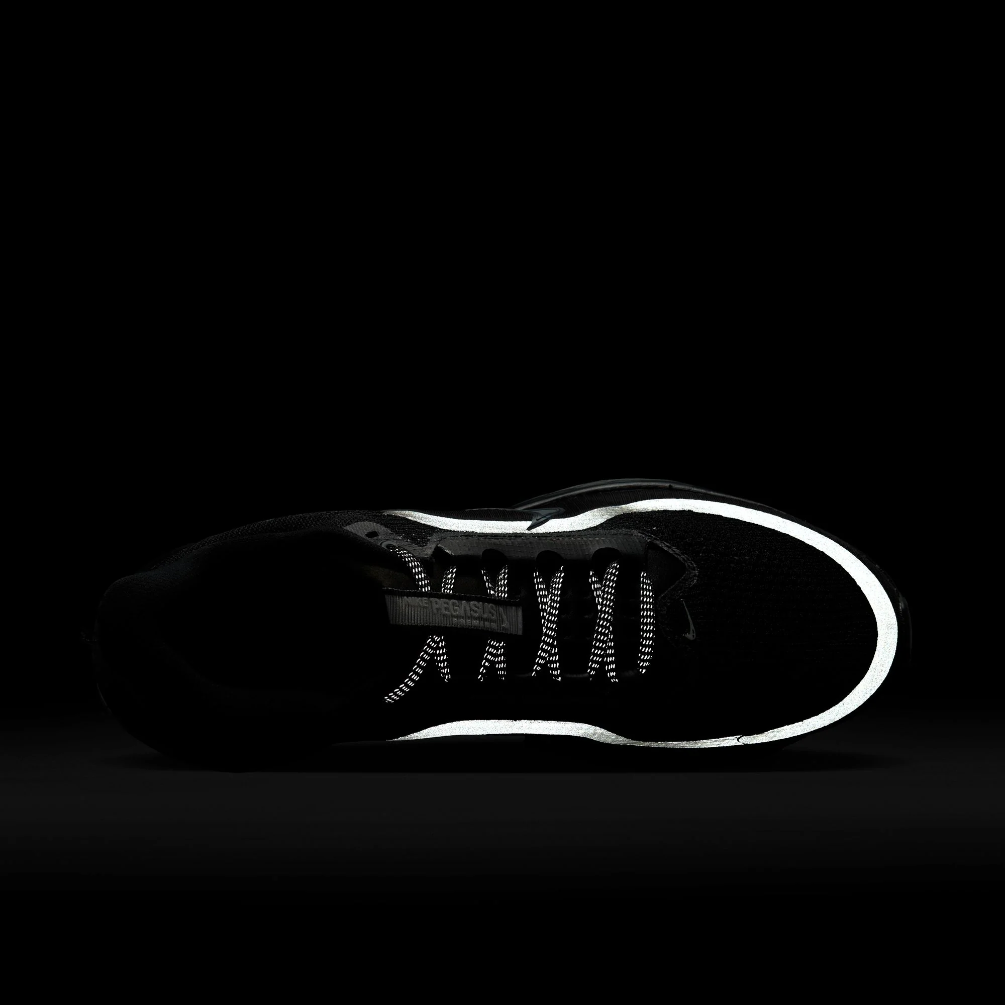 Nike Pegasus Premium Men's Road Running Shoes Color: Black/black-metallic Silver Style: HQ2592-005 - Image 7