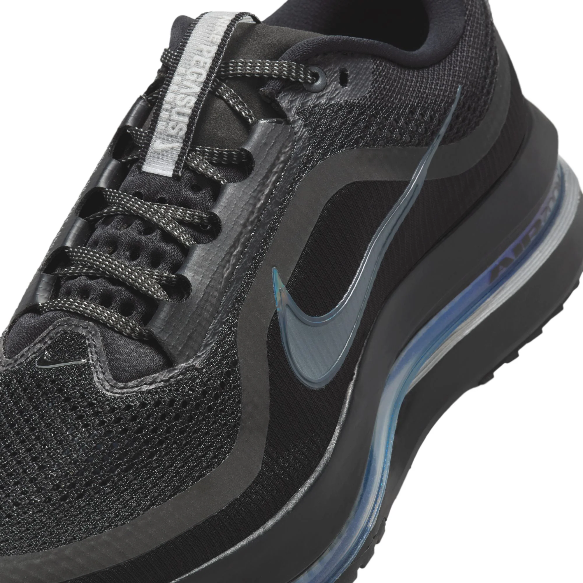 Nike Pegasus Premium Men's Road Running Shoes Color: Black/black-metallic Silver Style: HQ2592-005 - Image 9