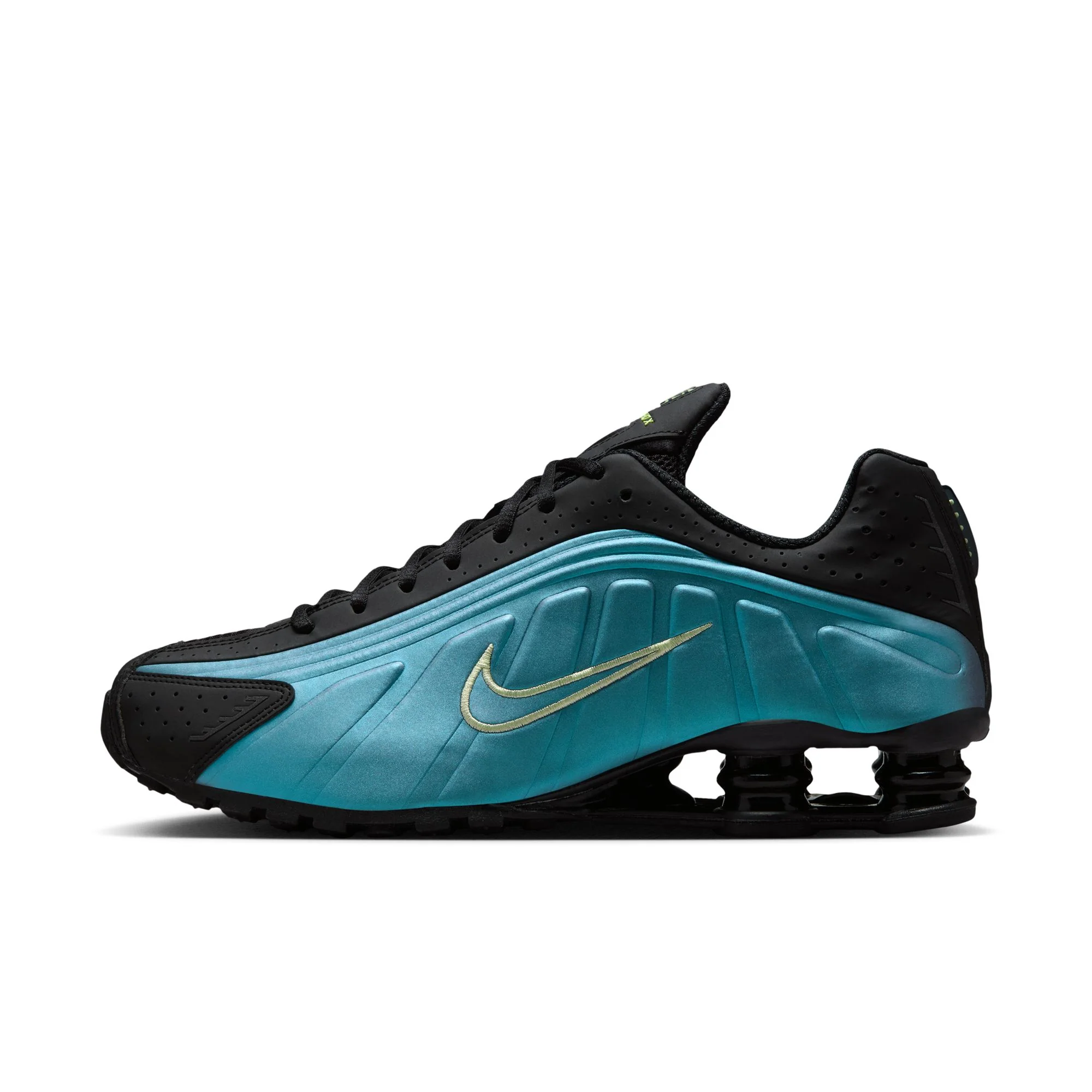 Nike Shox R4 Men's Shoes Color: Sapphire/lt Liquid Lime-pencil Point Style: IF4849-500 - Image 10