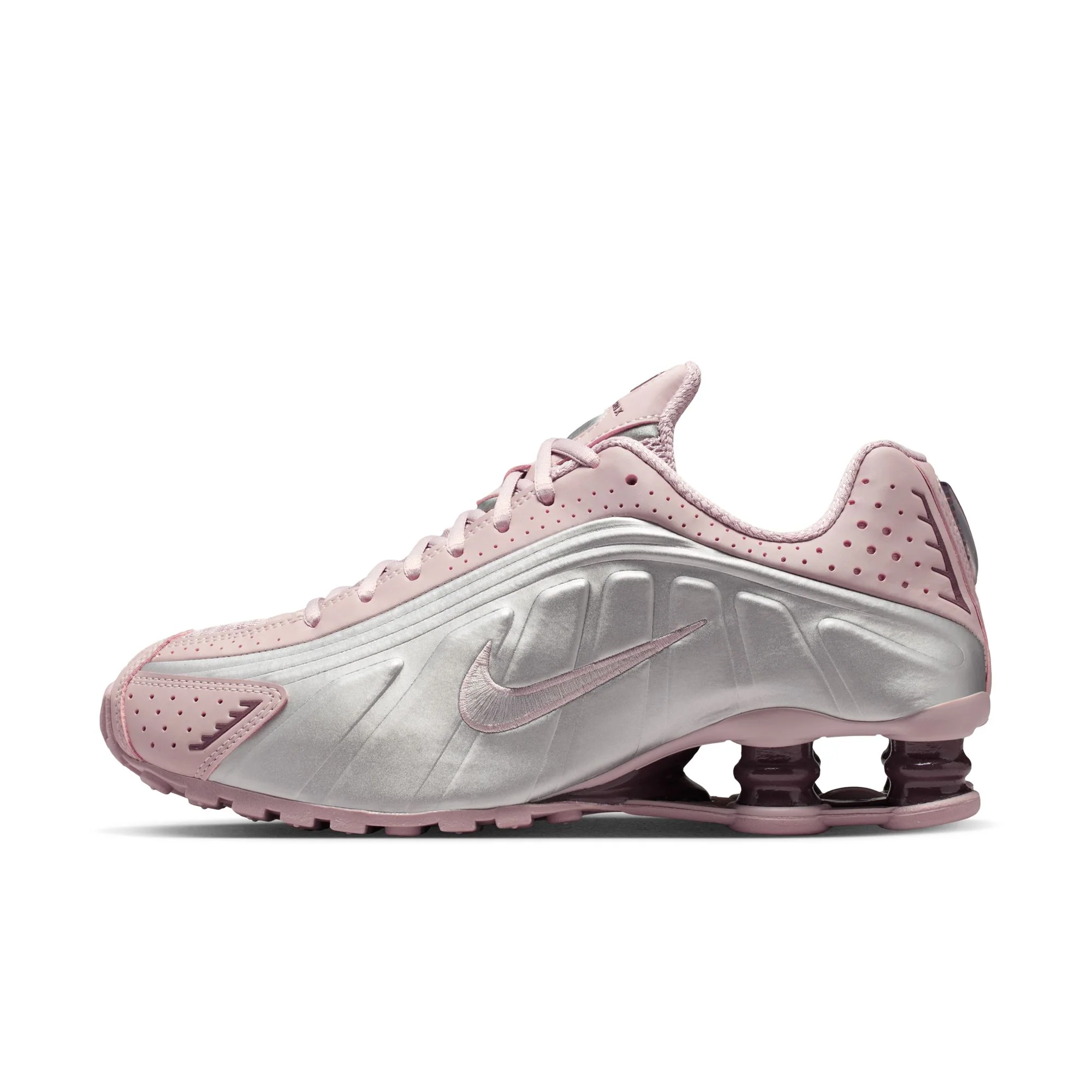 Nike Shox R4 Women's Shoes Color: Particle Rose/metallic Silver-tattoo Style: AR3565-601 - Image 11